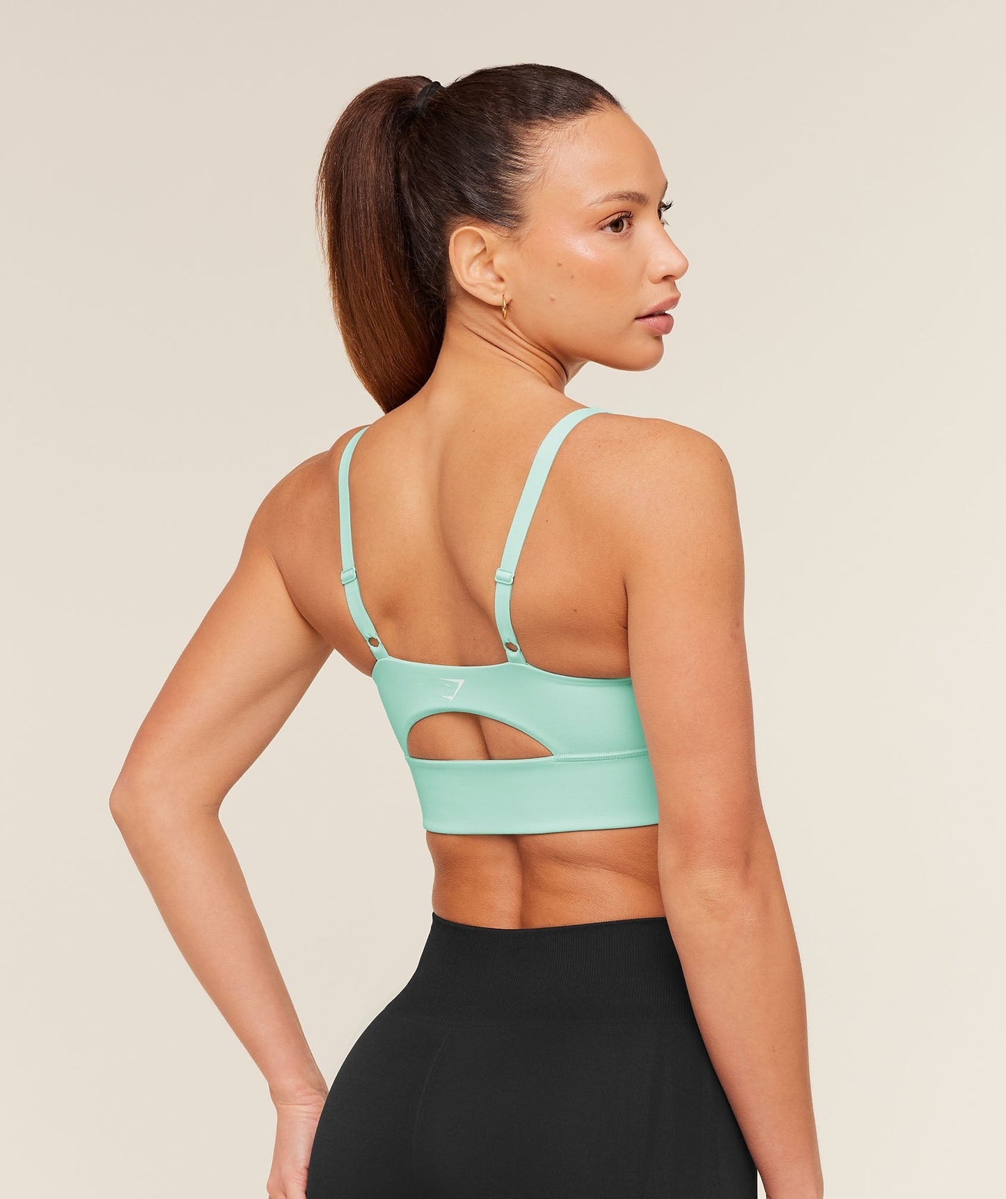 Gymshark Twist Front Sports Bra - Pop Turquoise