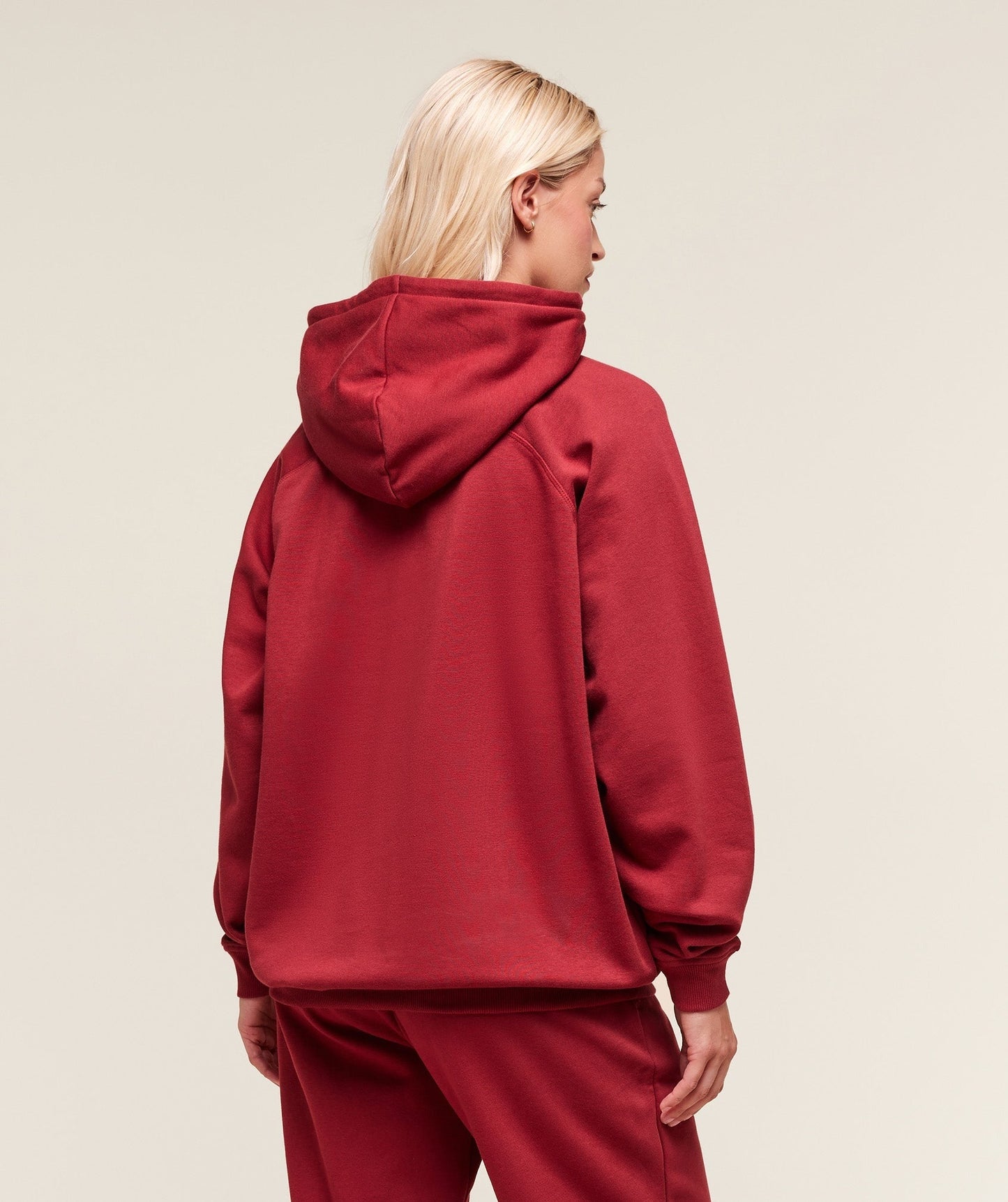 Gymshark Training Oversized Fleece Hoodie - Athletic Burgundy