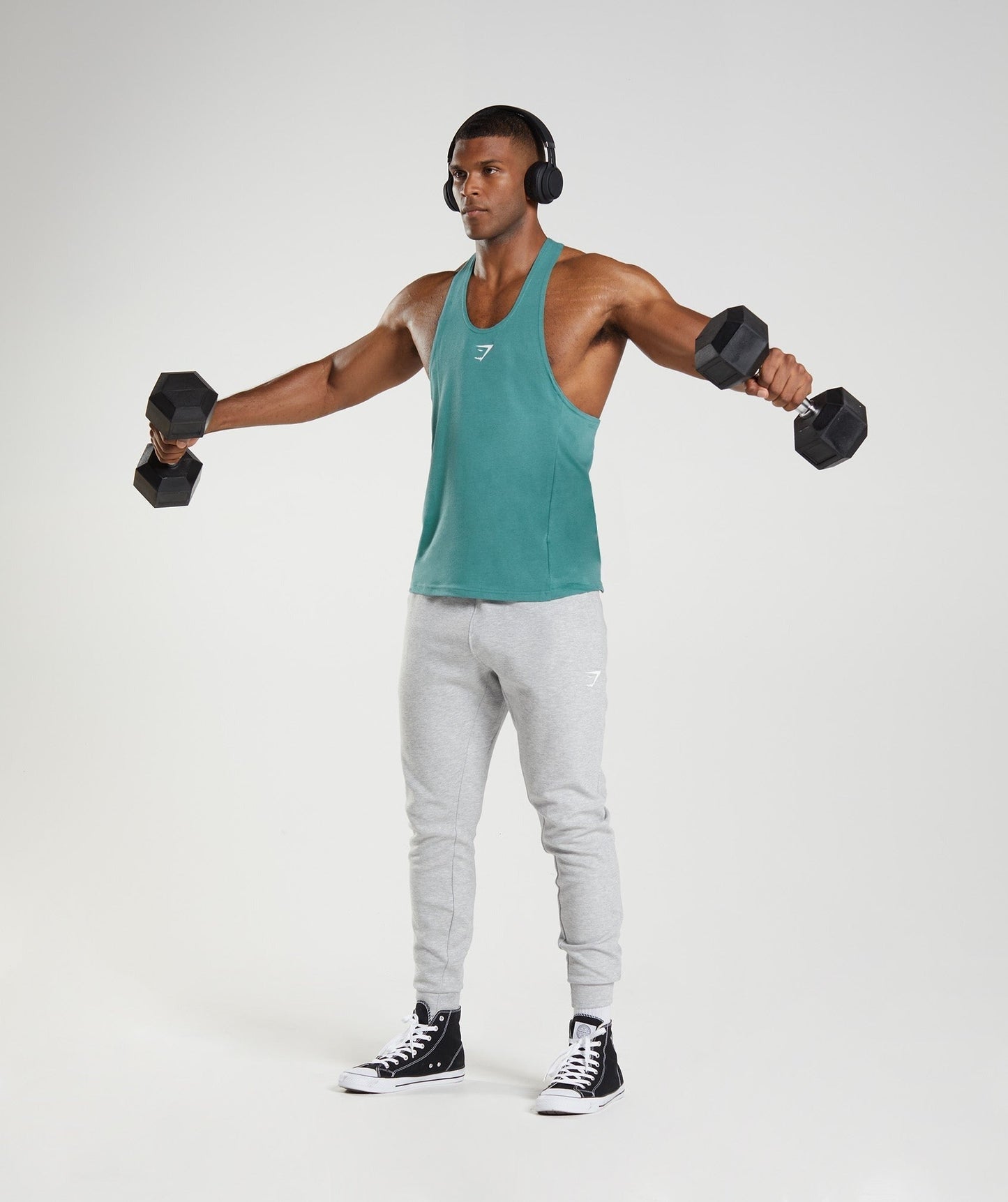 Gymshark React Stringer - Slate Blue