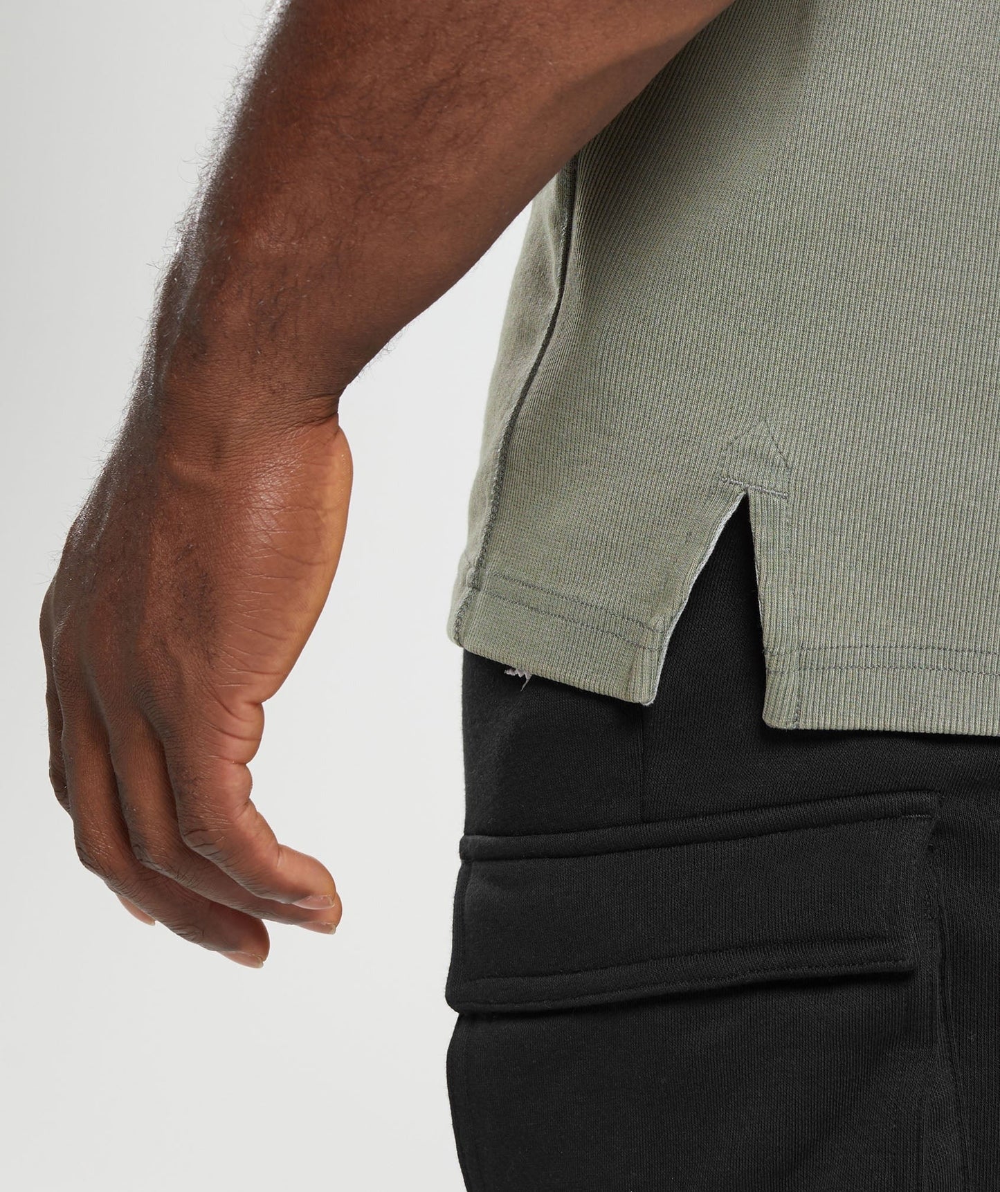 Gymshark Power Washed Short Sleeve Crew - Dusk Green