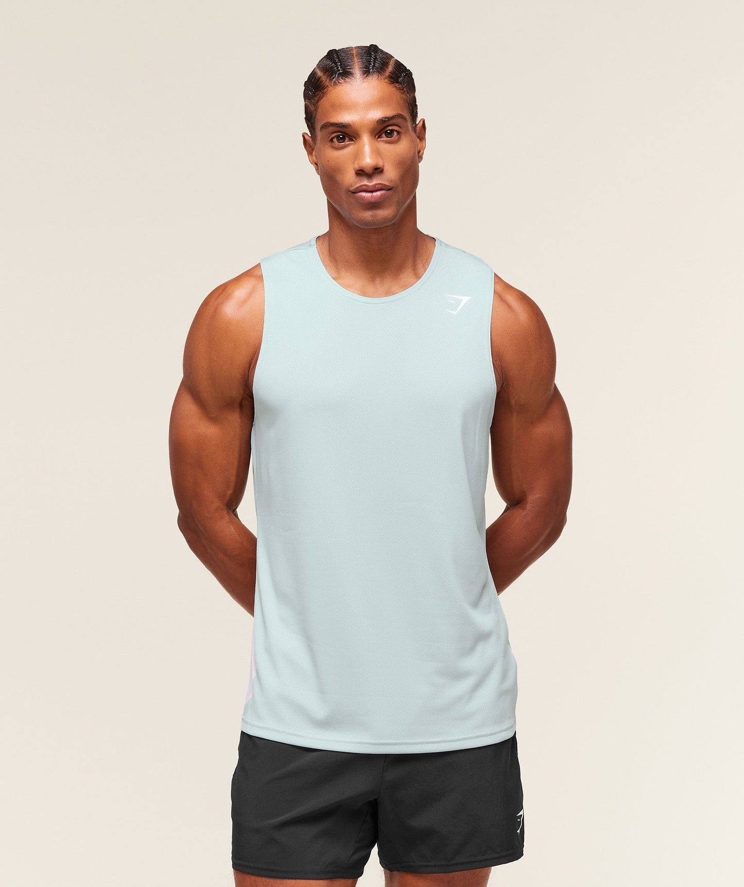 Gymshark Arrival Tank - Smoke Blue