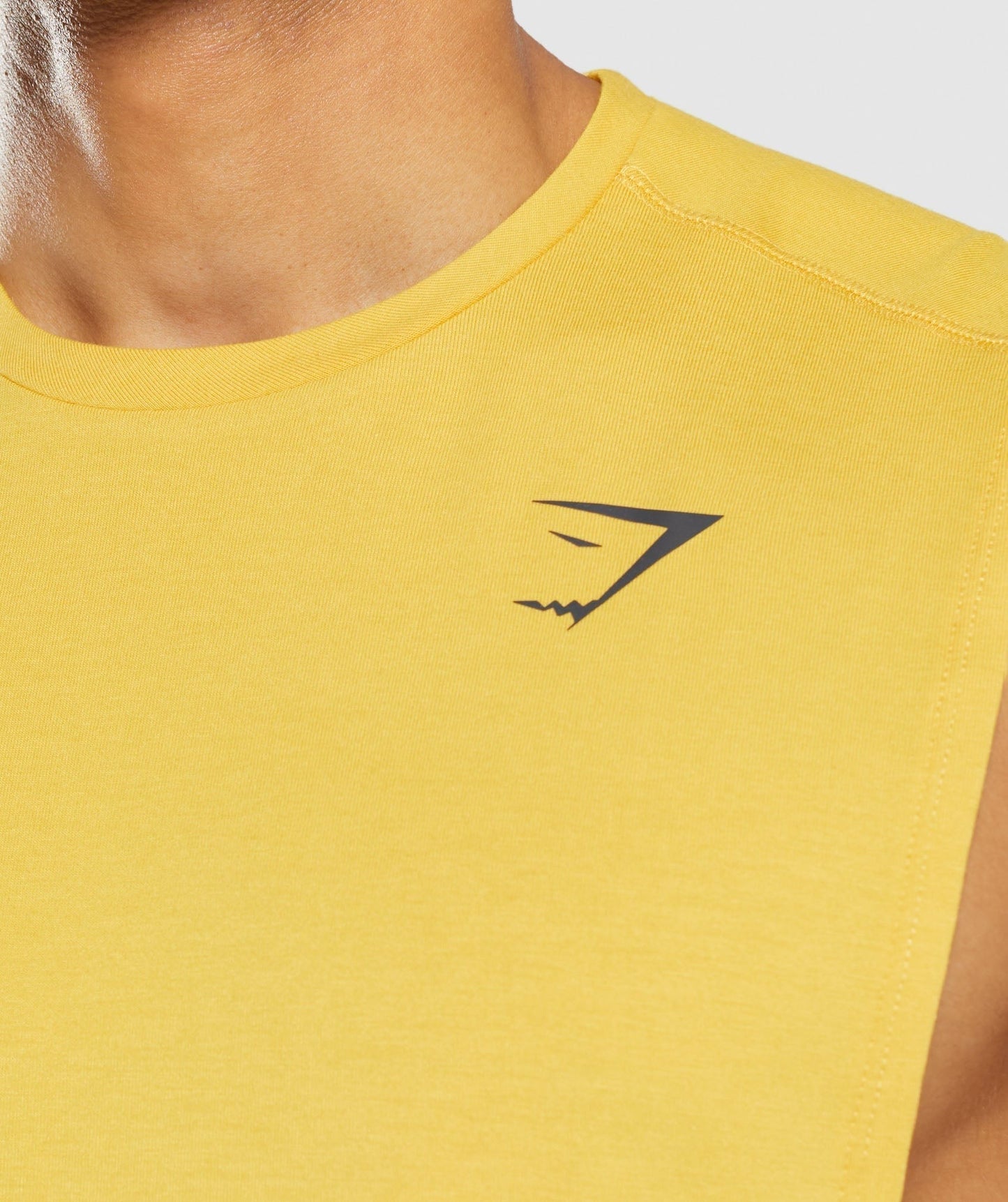 Gymshark Bold Drop Arm Tank - Medallion Yellow