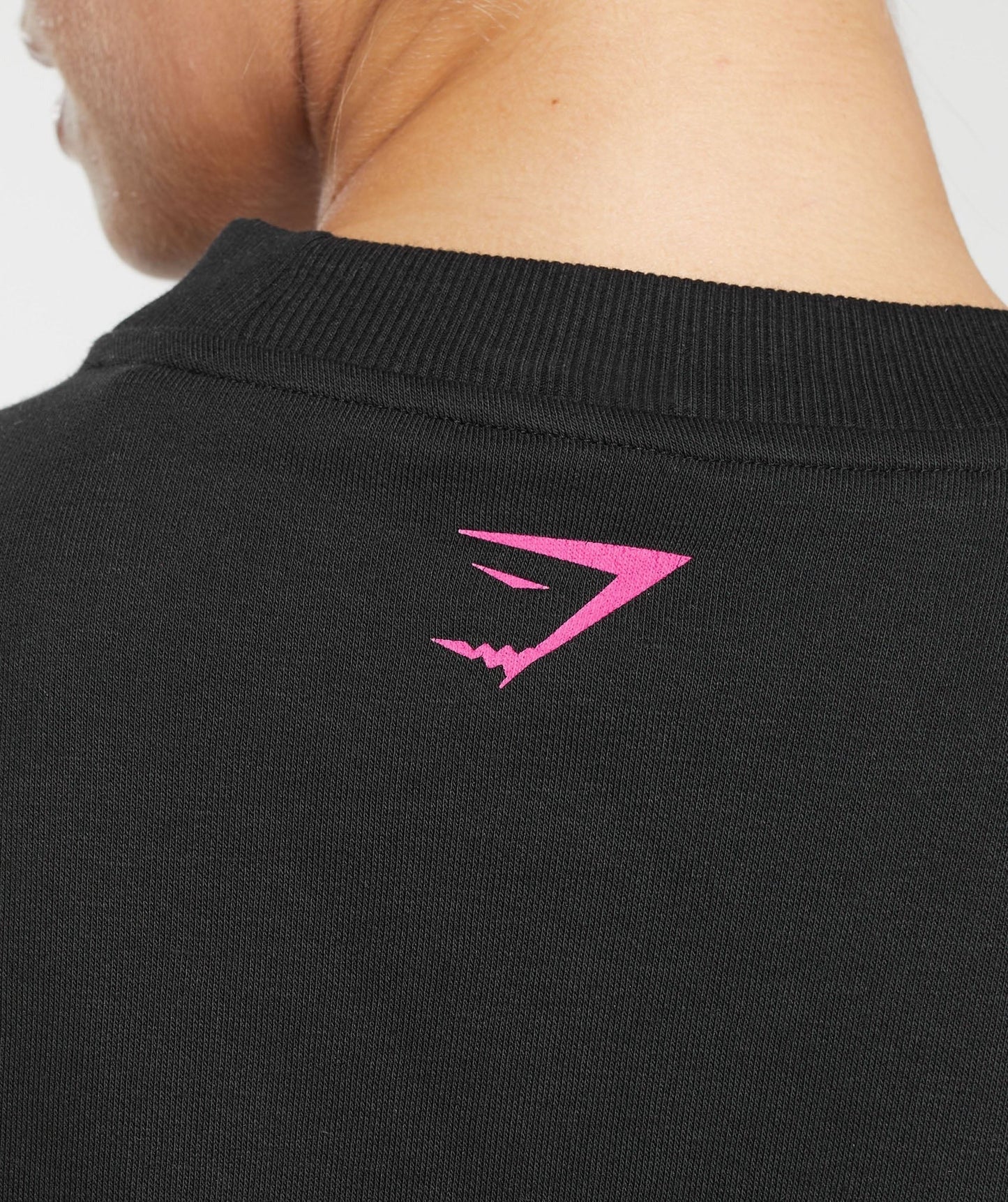 Gymshark I Heart Gym Oversized Sweatshirt - Black