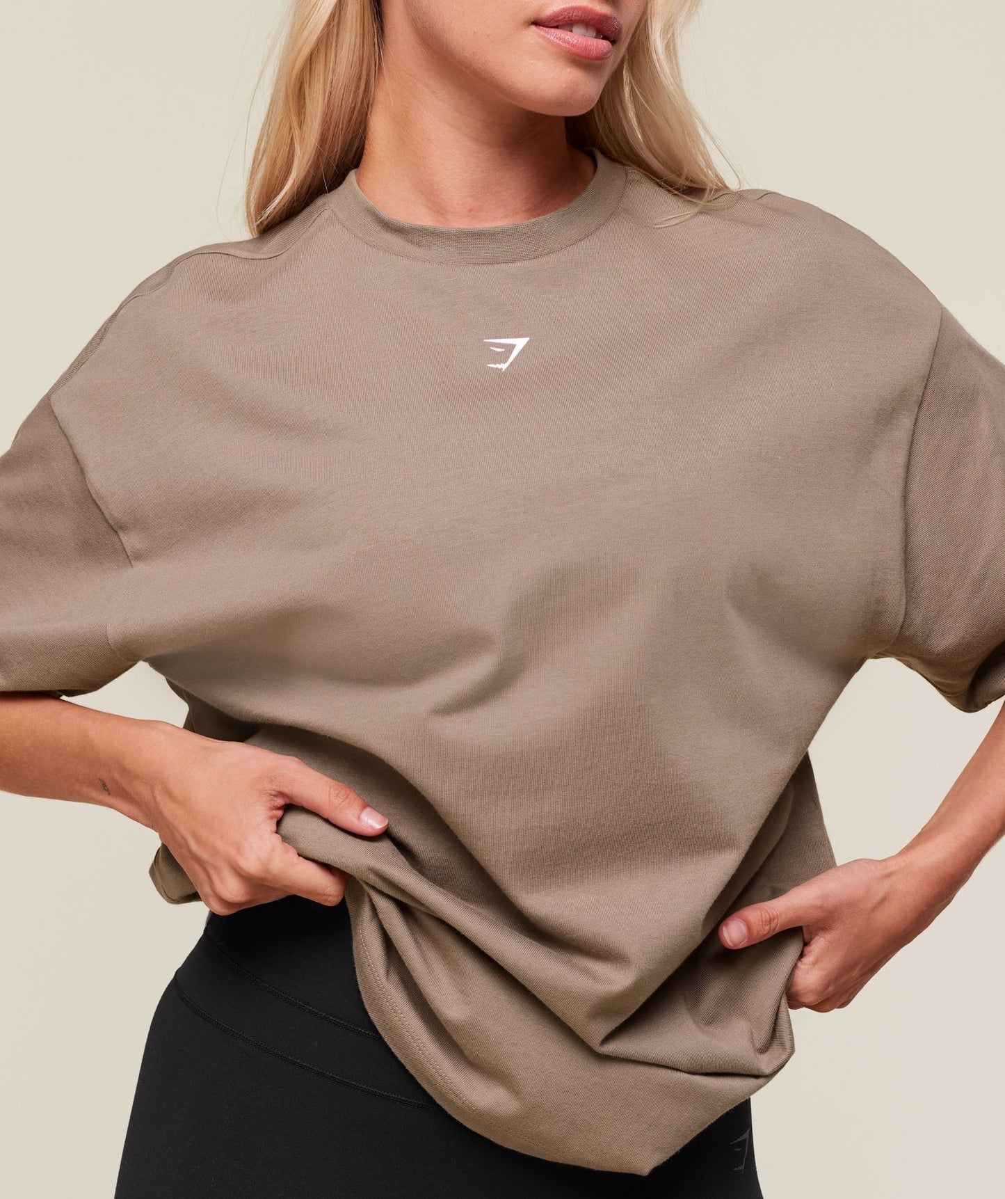 Gymshark We Do Gym Graphic Oversized T-Shirt - Lifestyle Brown
