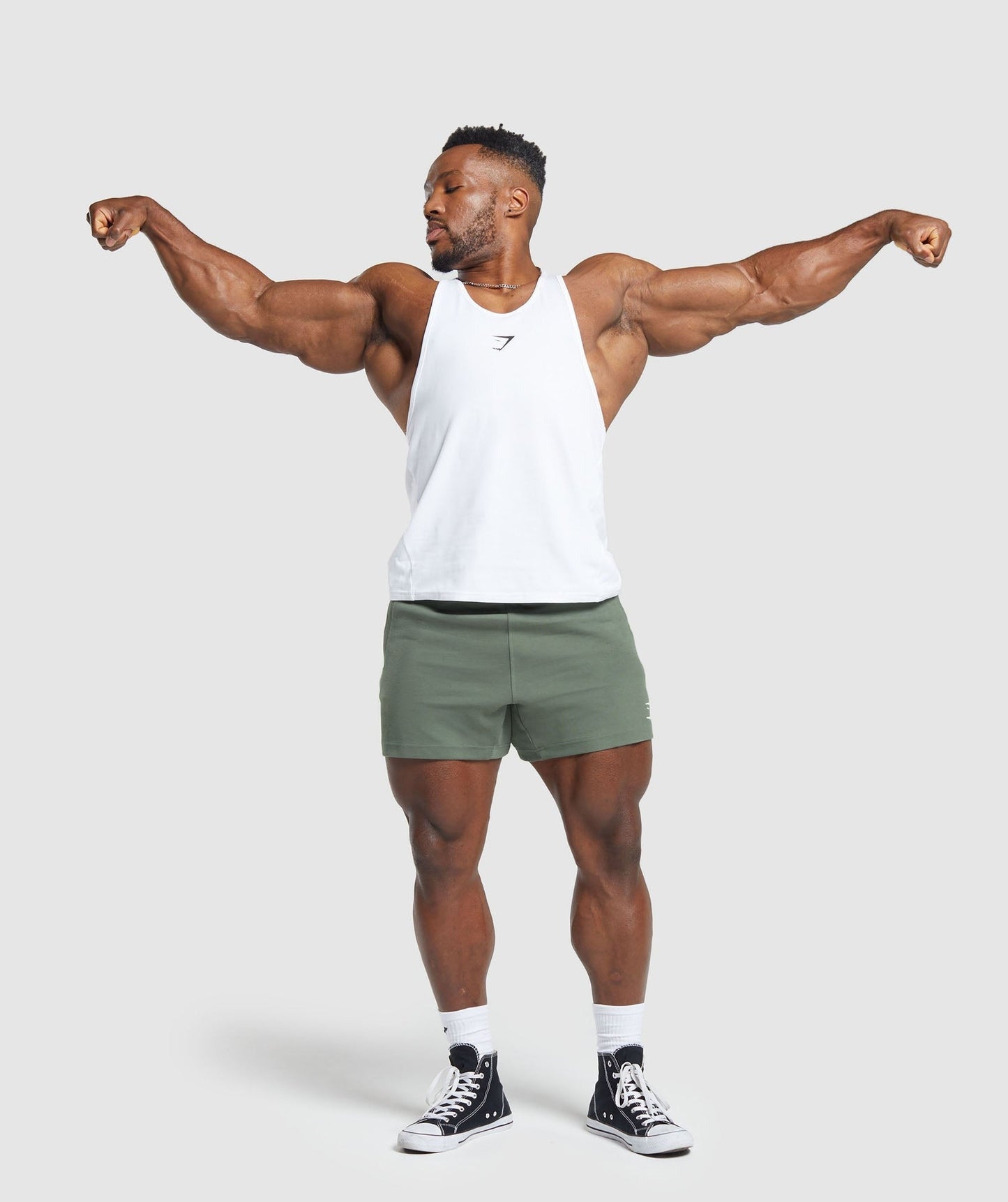 Gymshark React 5" Shorts - Dusk Green