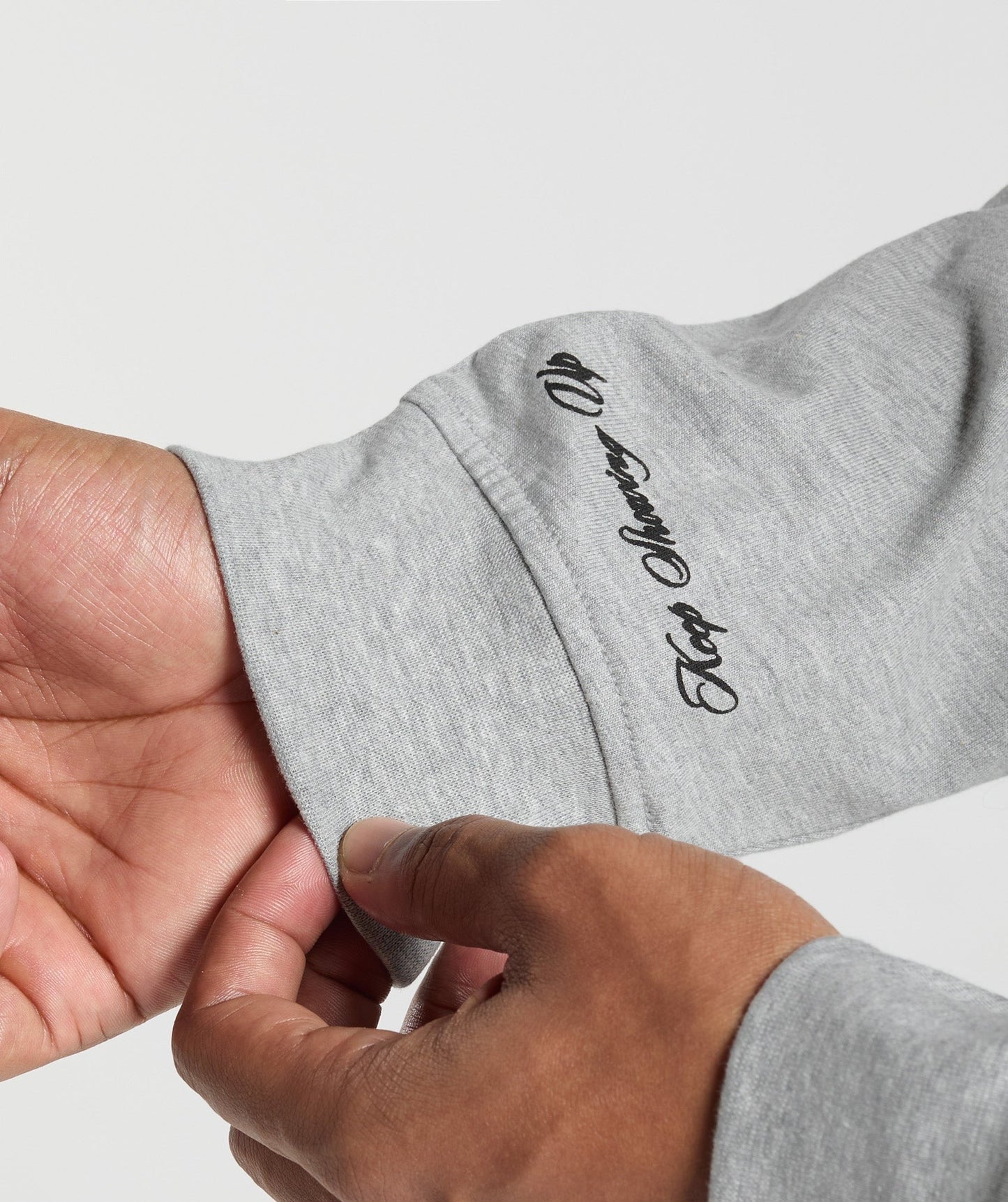Gymshark EST 2012 Long Sleeve T-Shirt - Light Grey Core Marl
