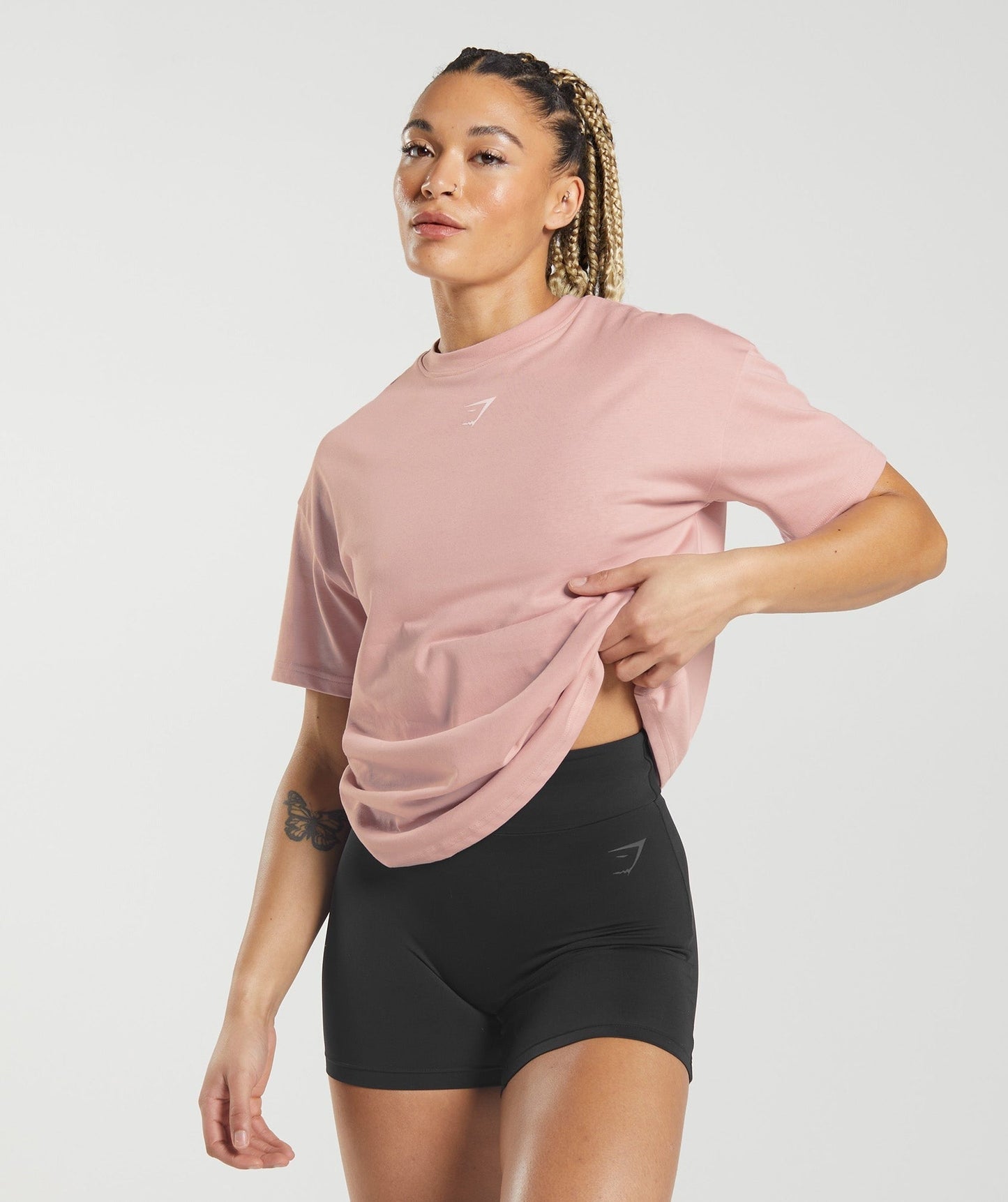 Gymshark GS Power Oversized T-Shirt - Scandi Pink