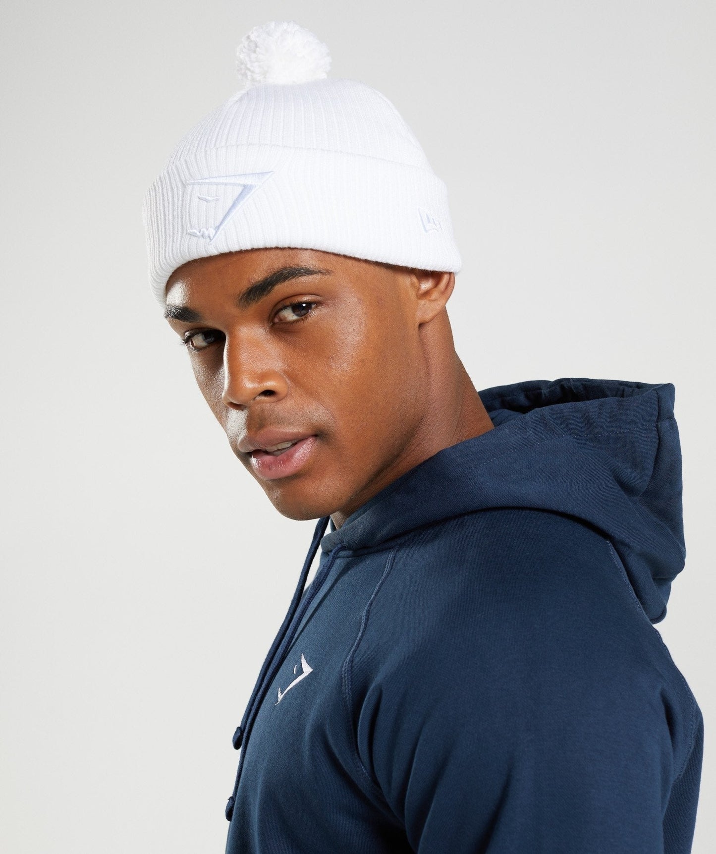 Gymshark New Era Mini Pom - White
