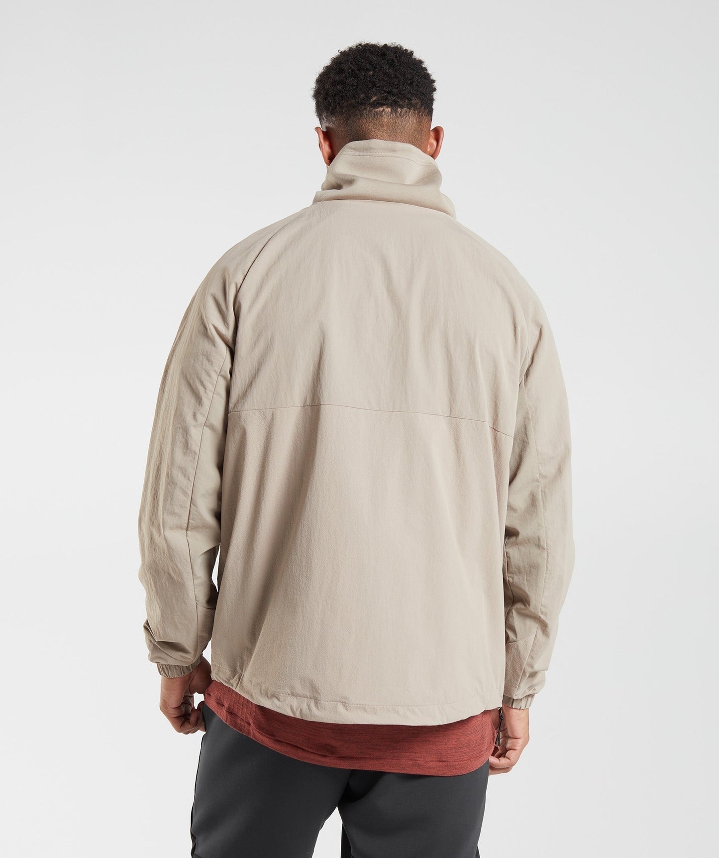 Gymshark Retake Anorak - Cement Brown