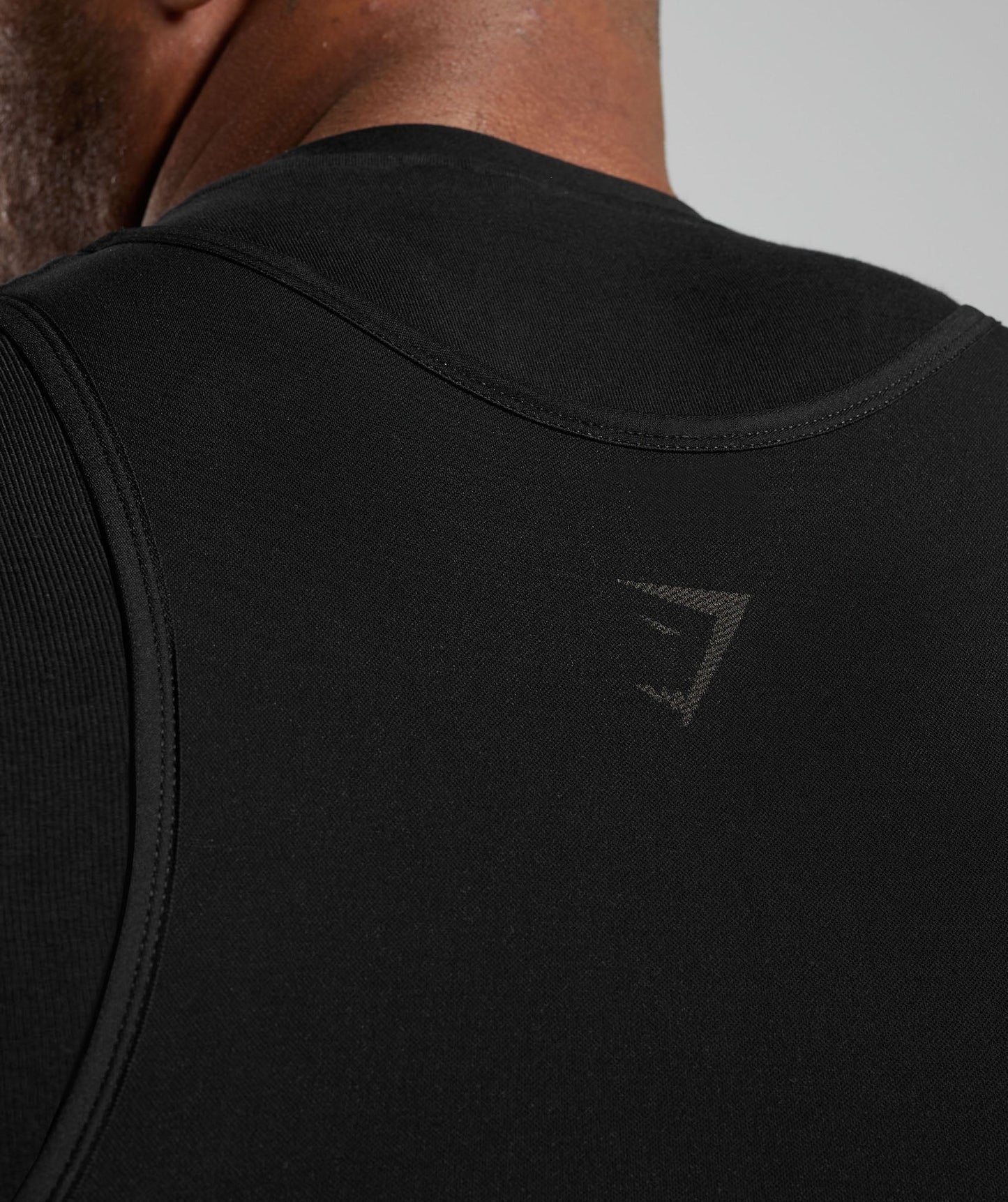 Gymshark Seamless Singlet - Black/Charcoal Grey