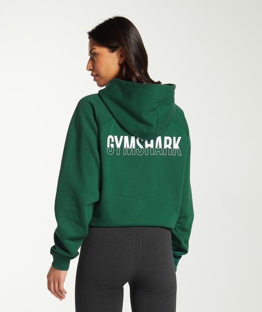 Gymshark Fraction Hoodie - Conditioning Green