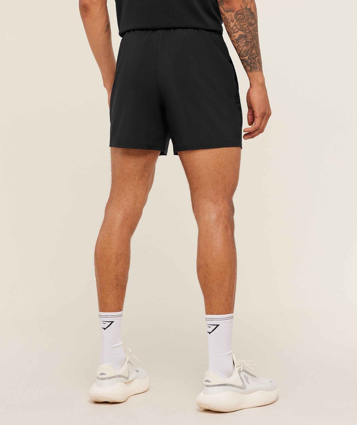 Gymshark Run Club Graphic Shorts - GS Black