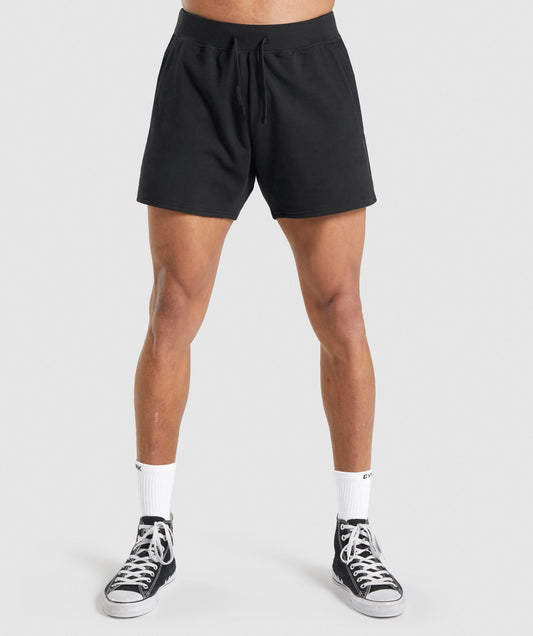 Gymshark Chalk 5" Quad Shorts - Black