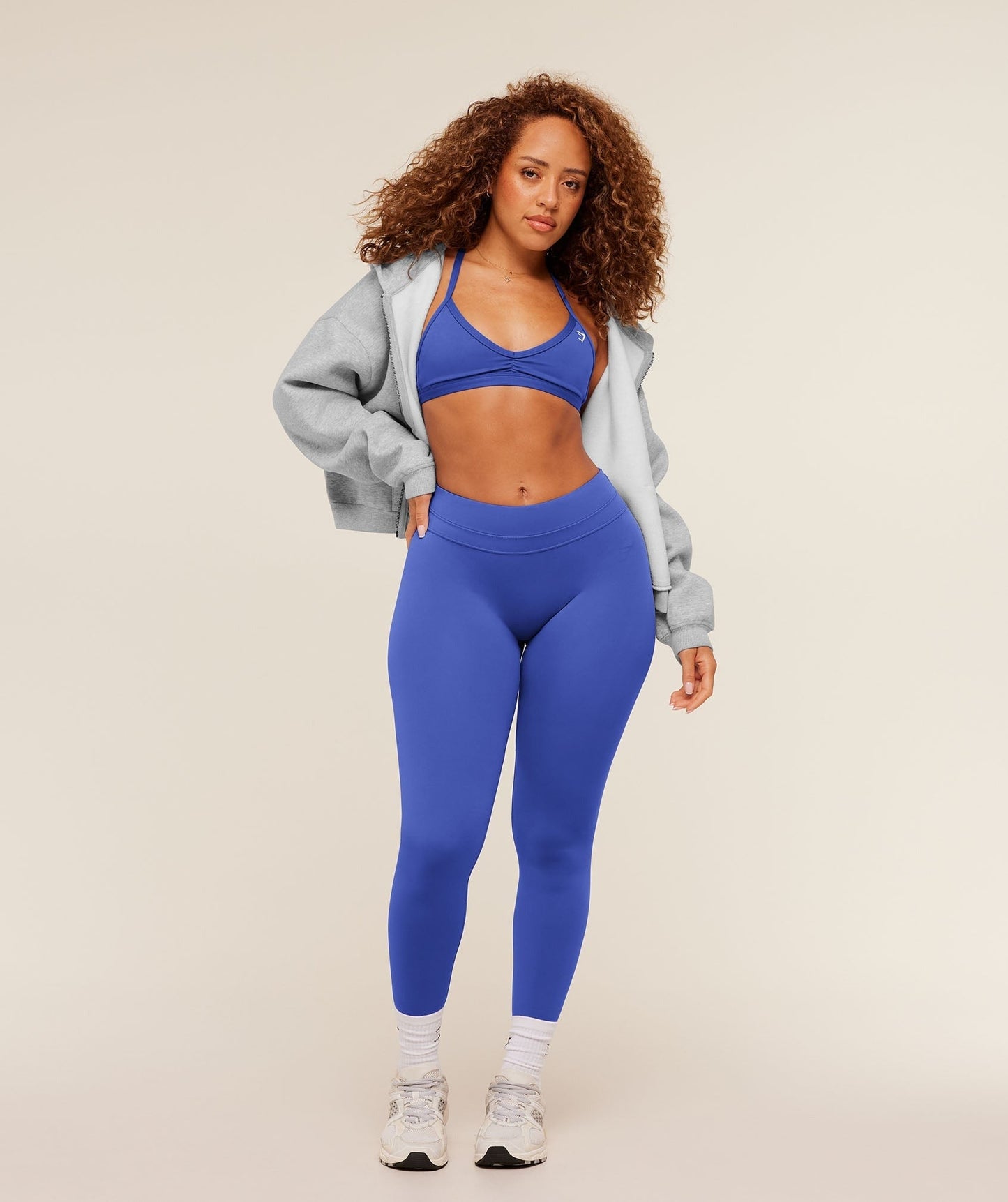 Gymshark Whitney Mid-High Rise Leggings - Force Blue