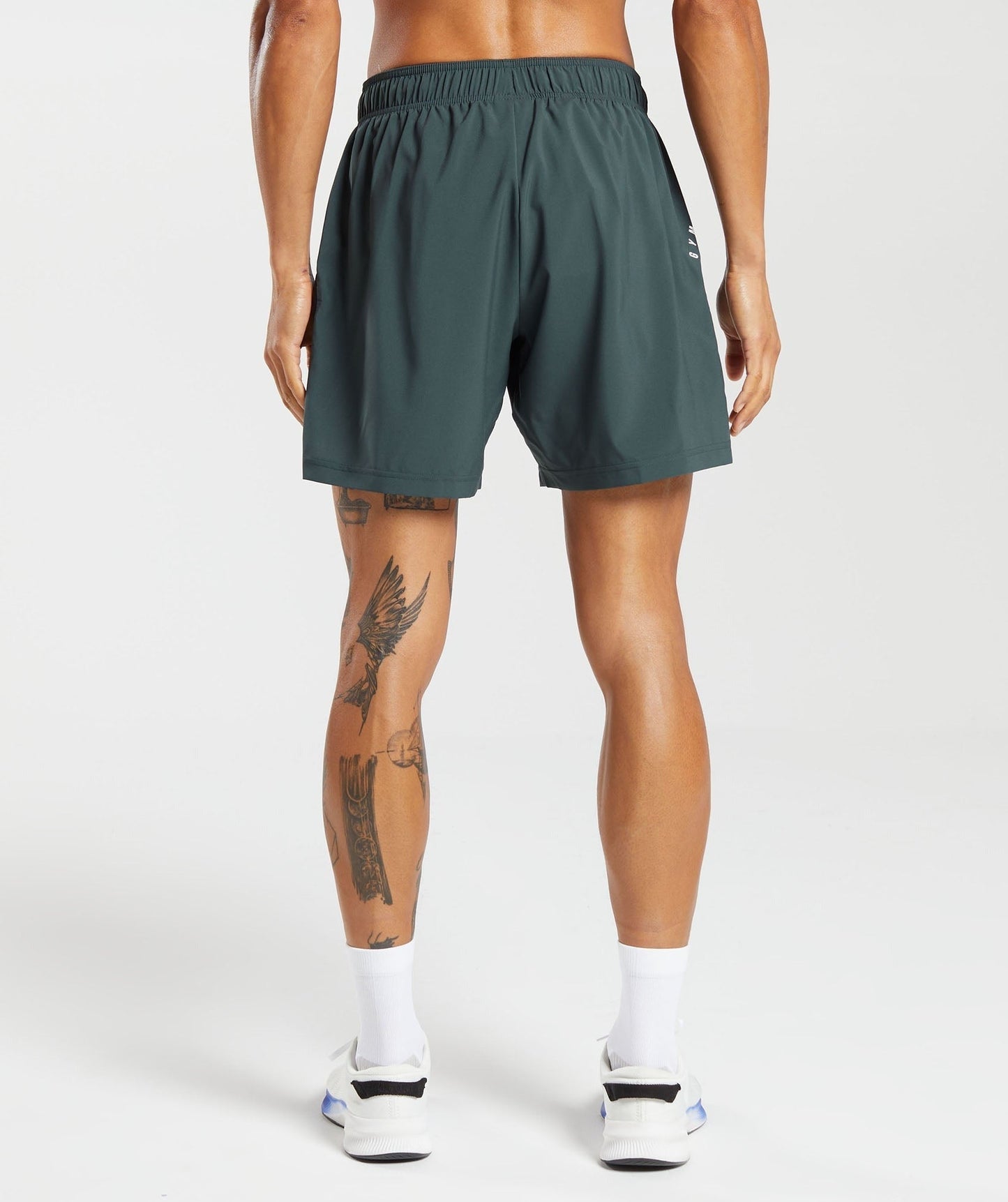 Gymshark Sport 7" Shorts - Fog Green/Black