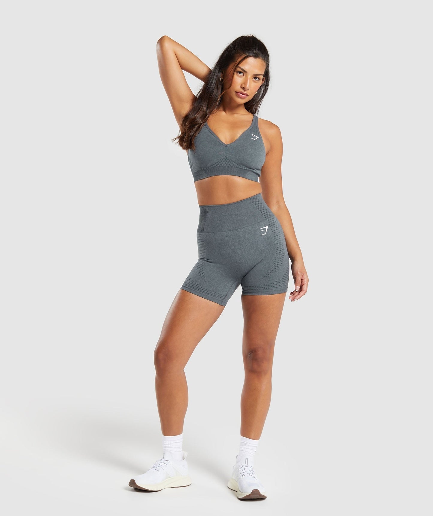 Gymshark Vital Seamless Shorts - Strong Grey Marl
