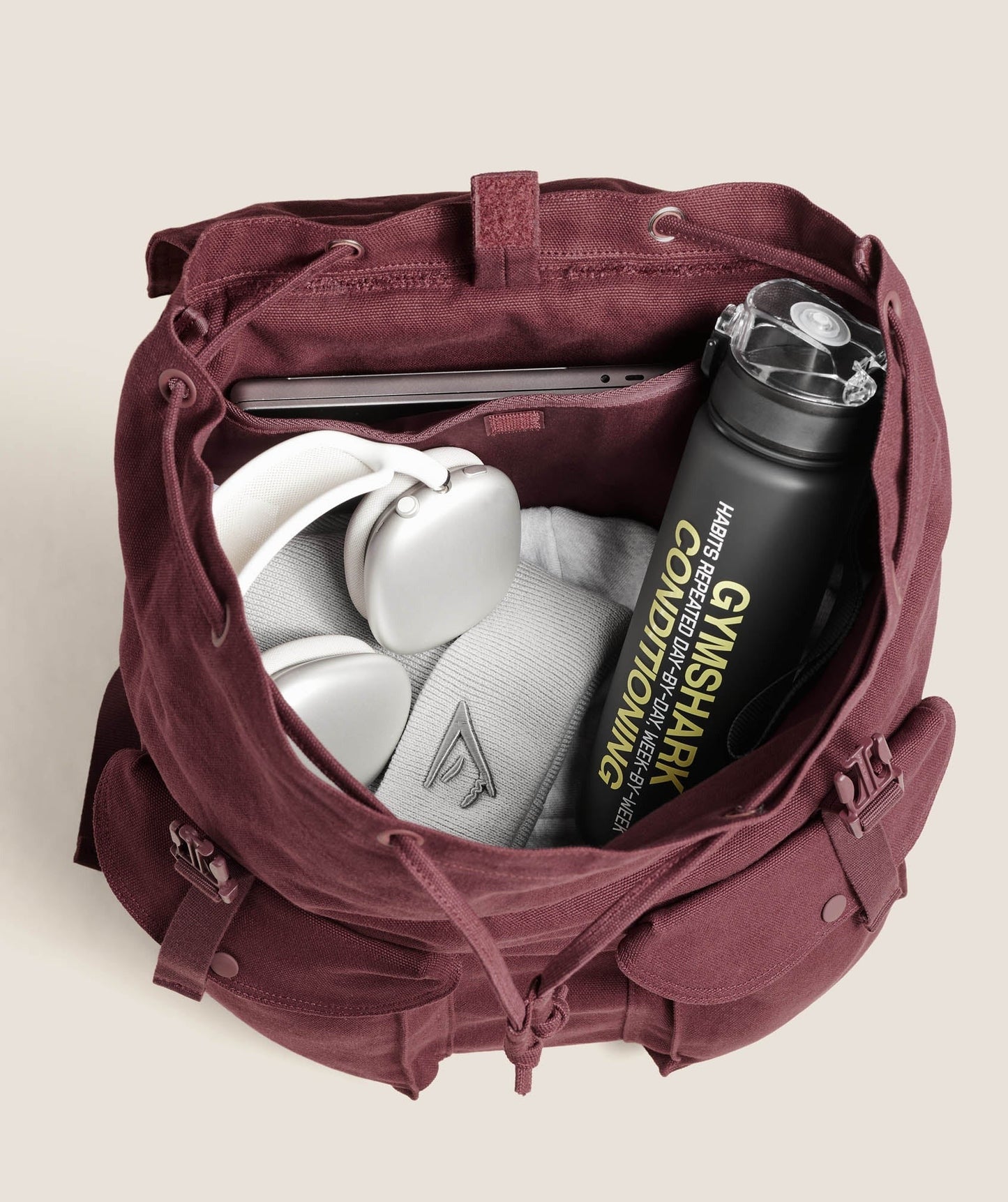 Gymshark Power Backpack - Rich Maroon