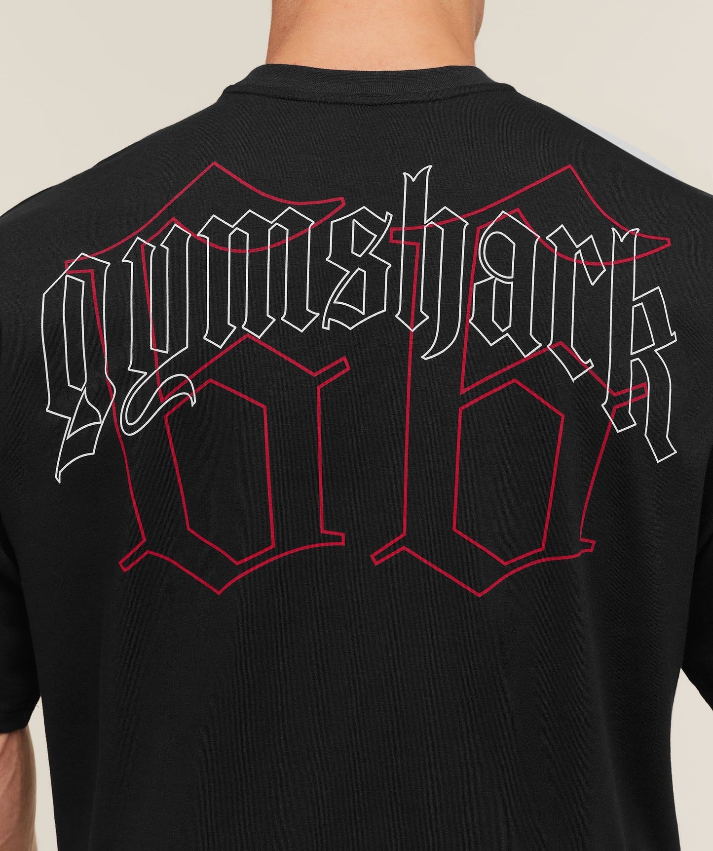 Gymshark Outline Graphic T-Shirt - Black