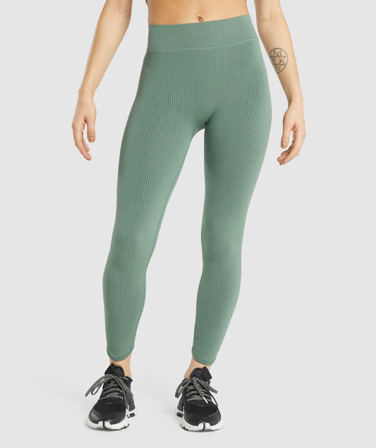 Gymshark Pause Seamless Leggings - Green