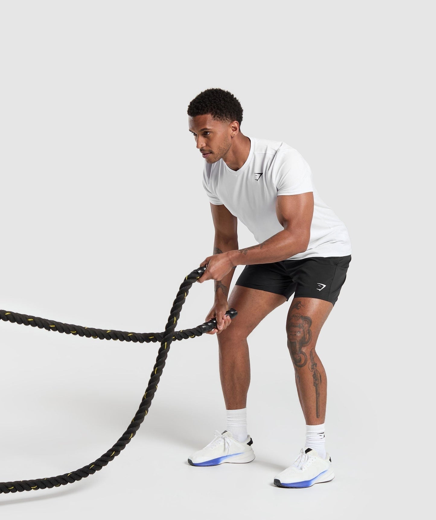 Gymshark Arrival V-Neck T Shirt - White