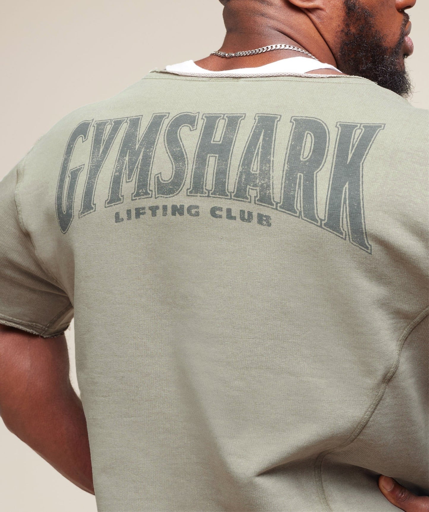 Gymshark Heritage Washed Rag Top - Stone Grey