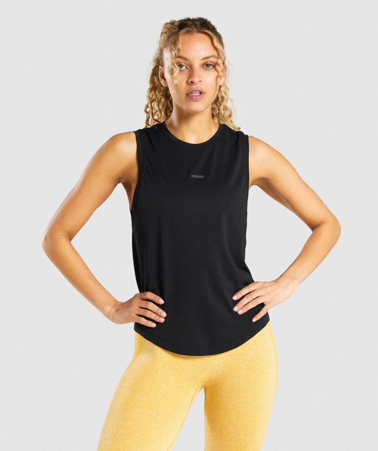 Gymshark Flex Tank - Black/Charcoal