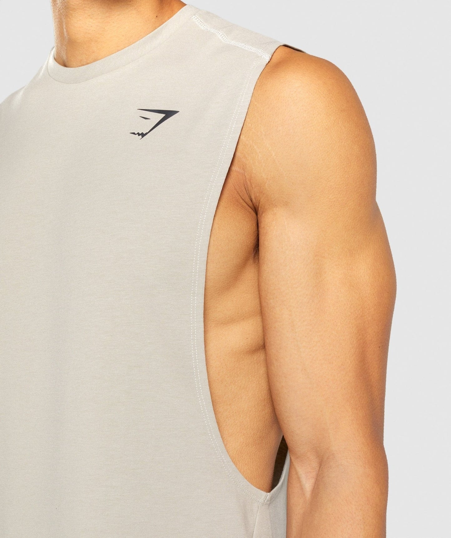 Gymshark Bold Drop Arm Tank - Grey