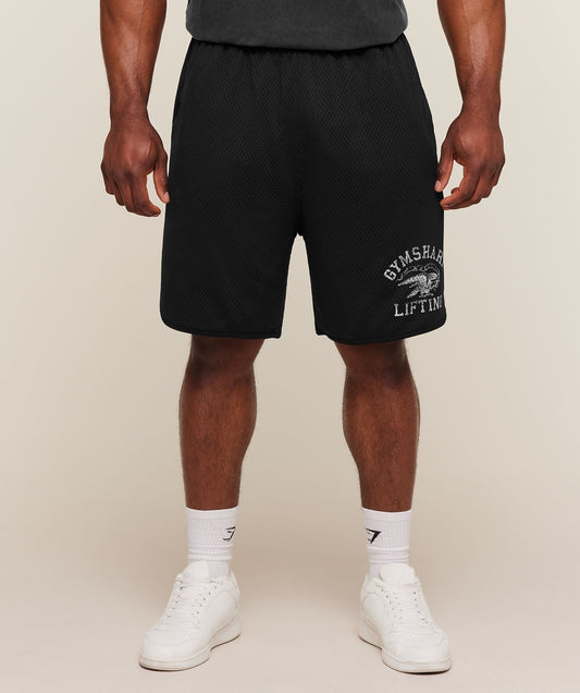 Gymshark Collective Mesh Shorts - Black