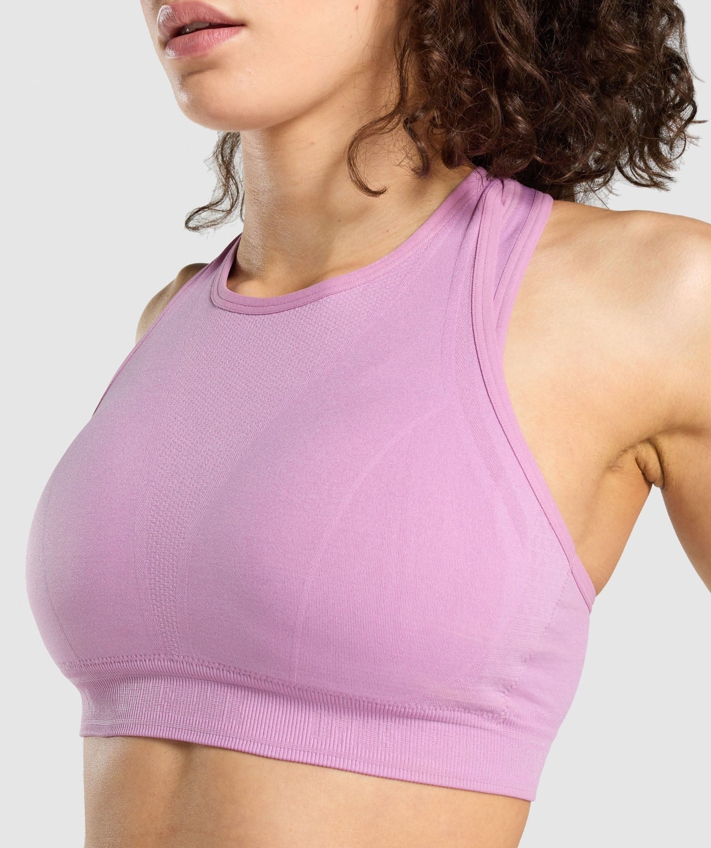 Gymshark Apex Seamless Sports Bra - Purple/Light Purple