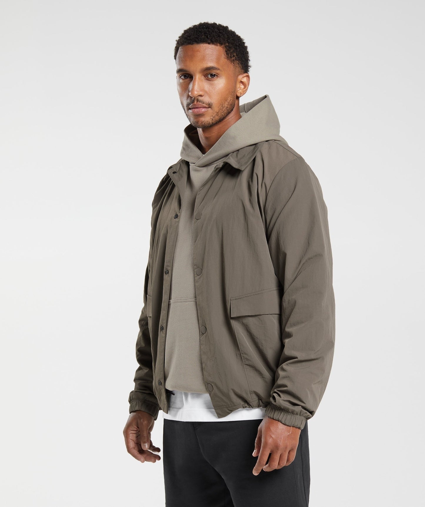 Gymshark Rest Day Commute Jacket - Camo Brown