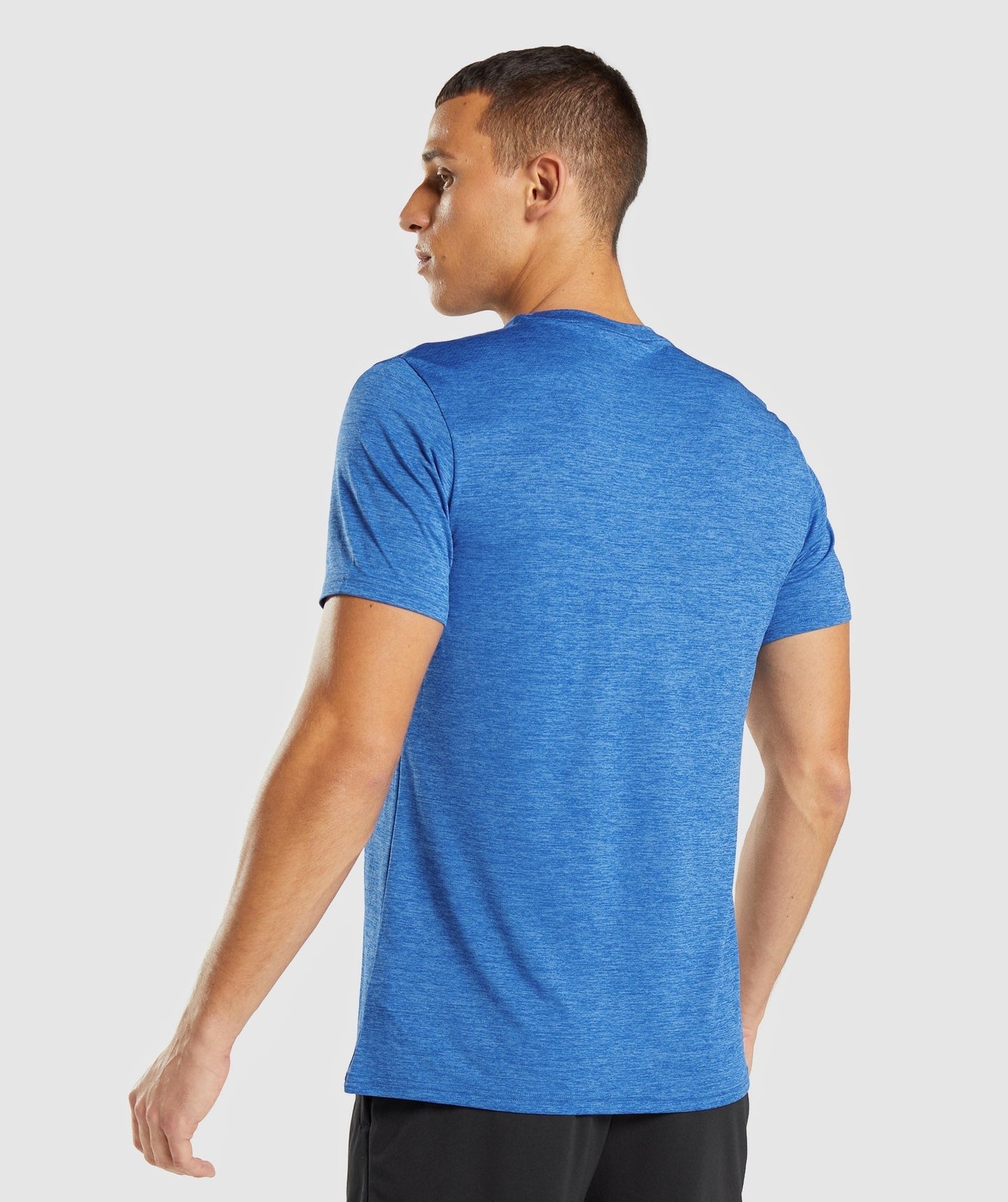 Gymshark Arrival Marl T-Shirt - Athletic Blue/Javelin Blue Marl