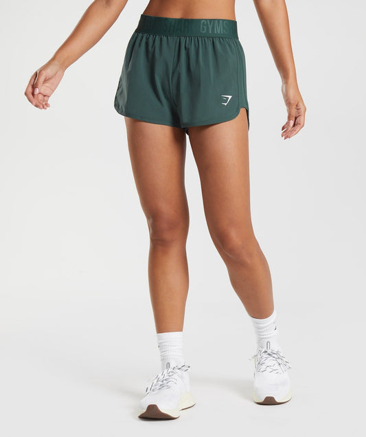 Gymshark Training Loose Fit Shorts - Obsidian Green