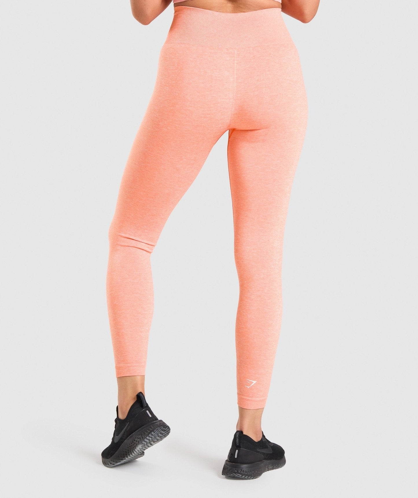 Gymshark Adapt Marl Seamless Leggings - Orange