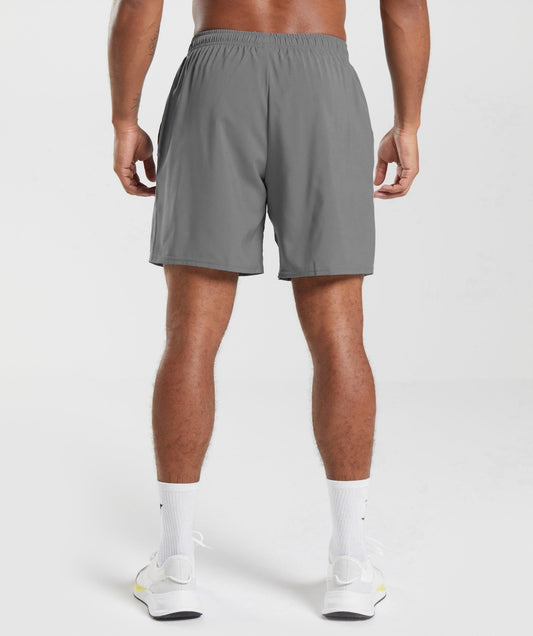 Gymshark Arrival 7" Shorts - Charcoal Grey
