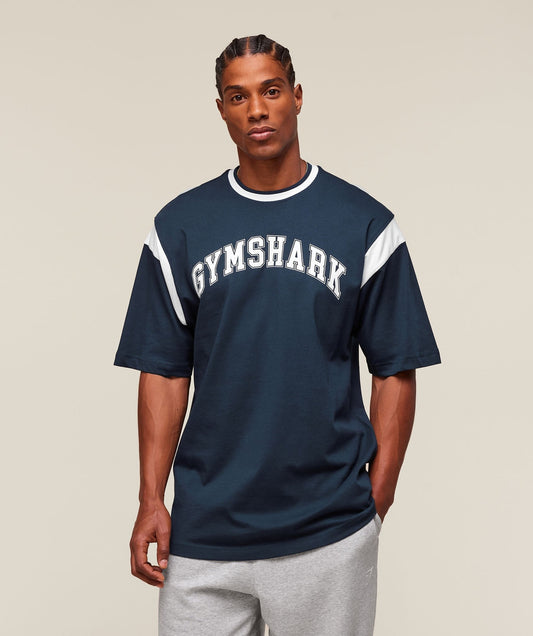 Gymshark GSLC Oversized T-Shirt - Navy