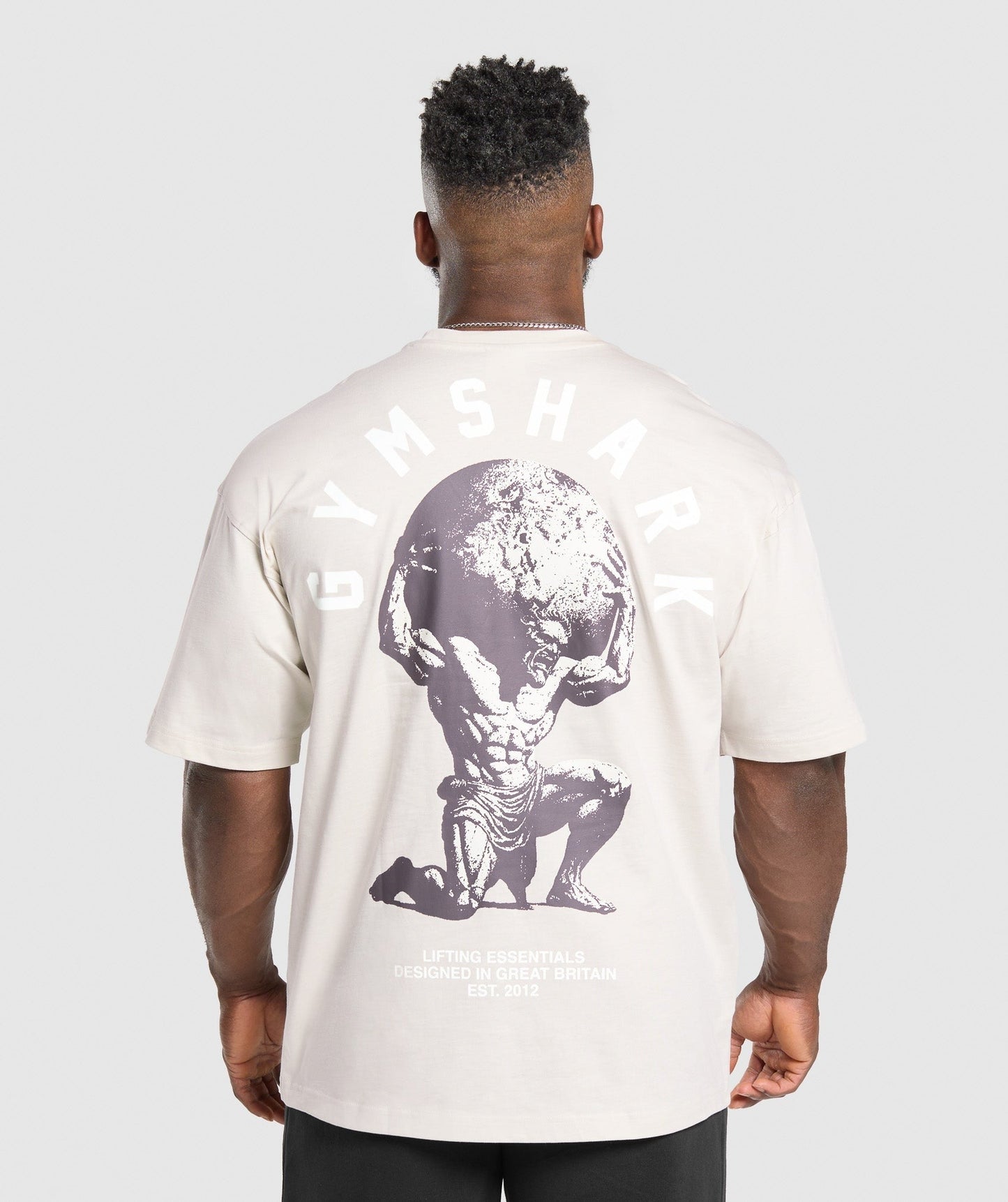Gymshark Atlas T-Shirt - Oat White