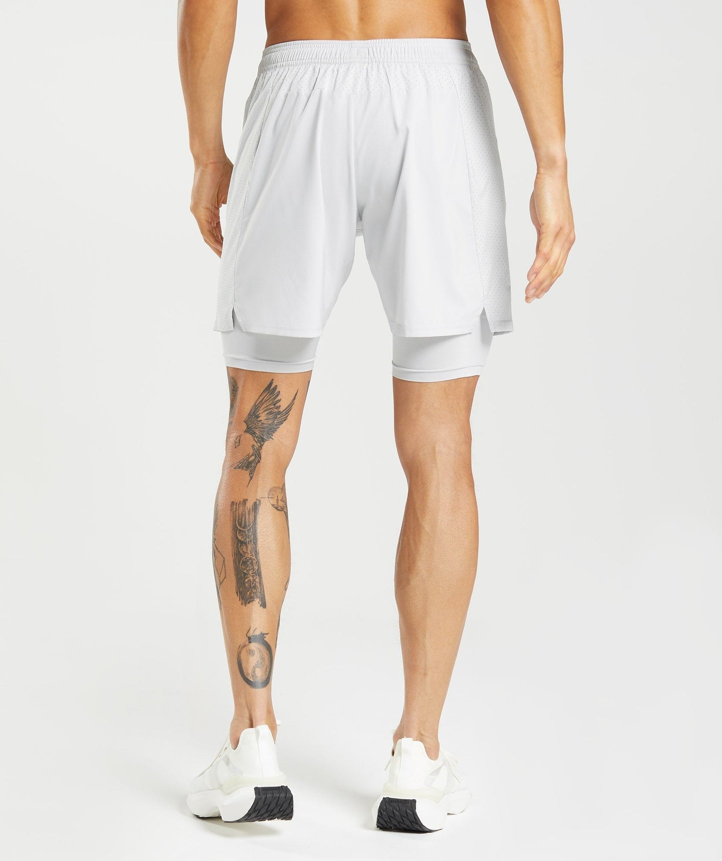 Gymshark Aspect 2 In 1 Short - Light Grey