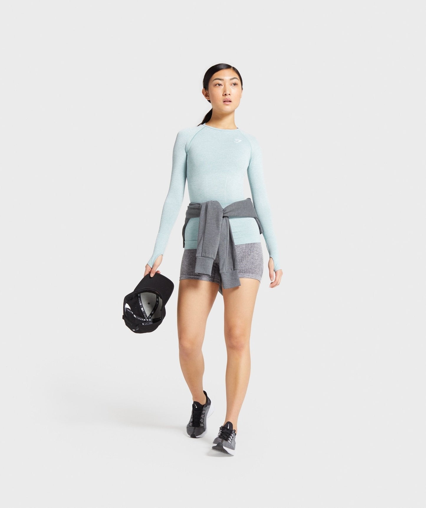 DNU - Gymshark Vital Seamless Shorts - Smokey Grey Marl