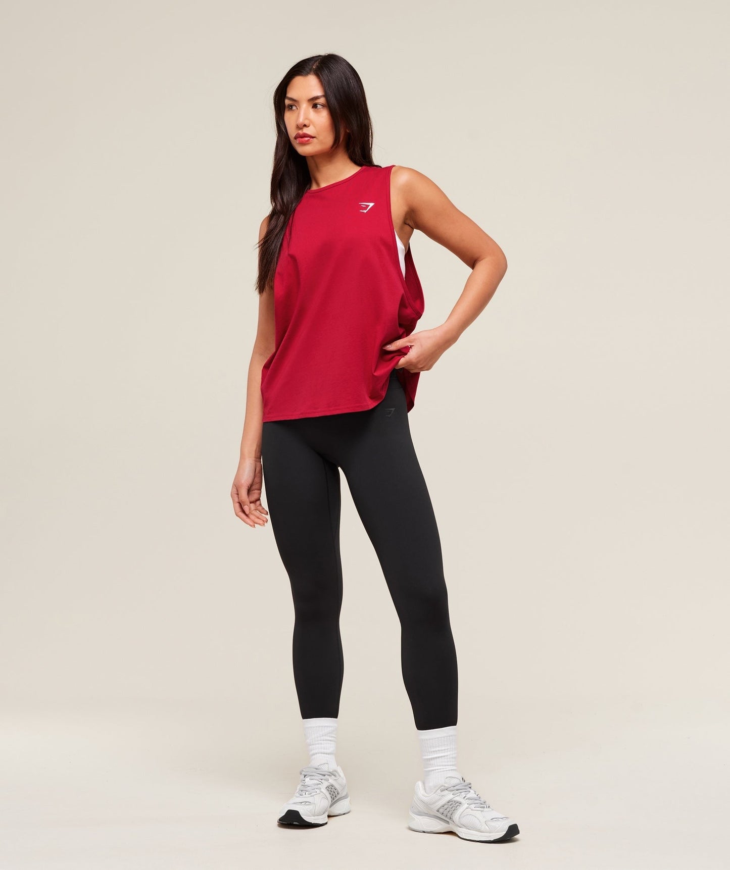 Gymshark Training Drop Arm Tank - Carmine Red