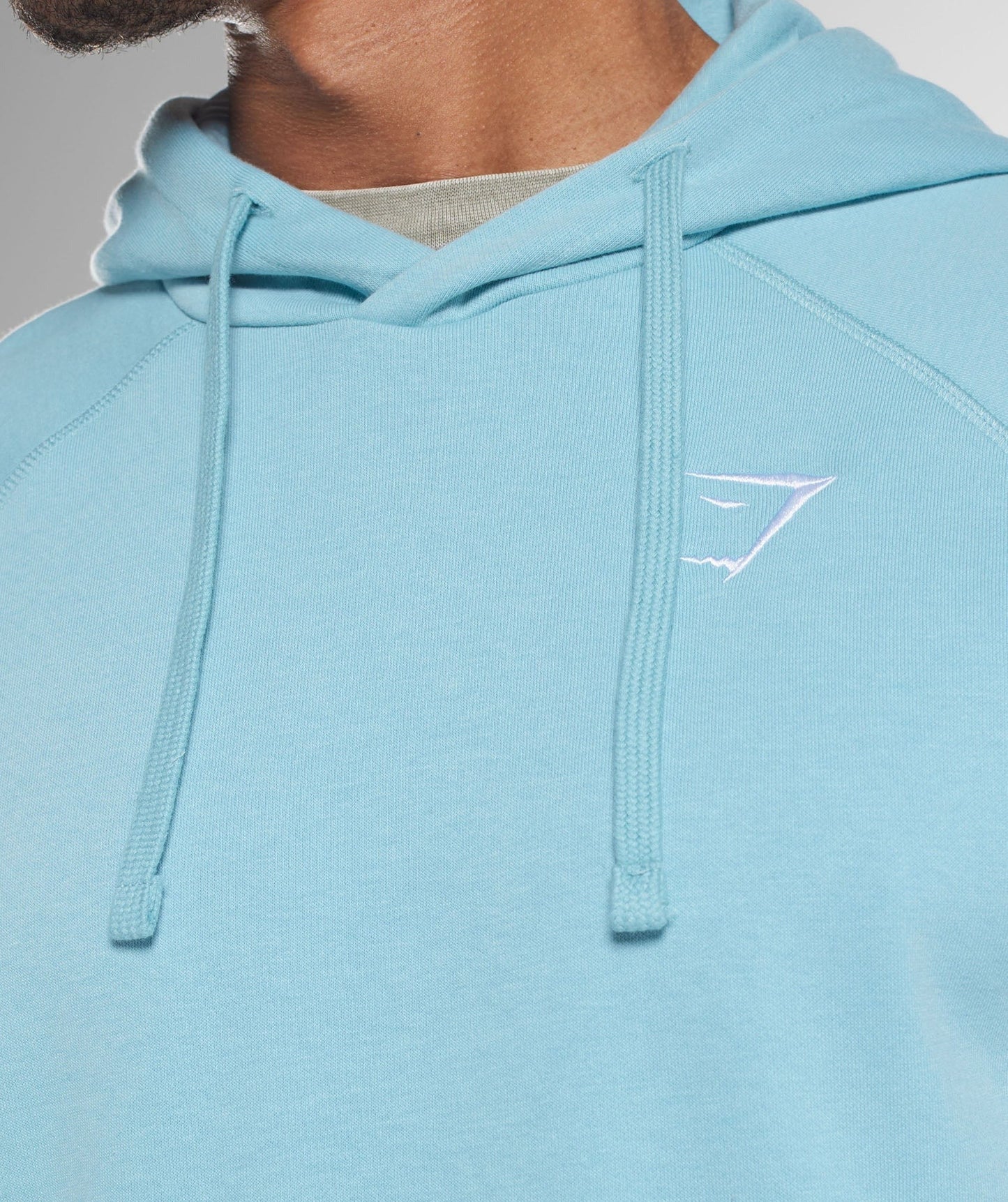 Gymshark Crest Hoodie - Iceberg Blue