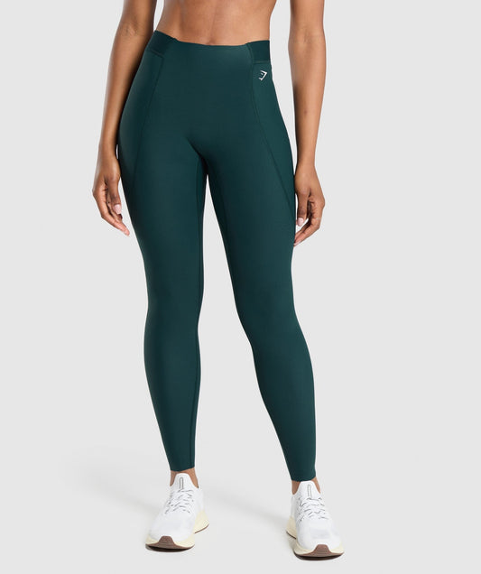 Gymshark Raw Cut Leggings - Strong Teal