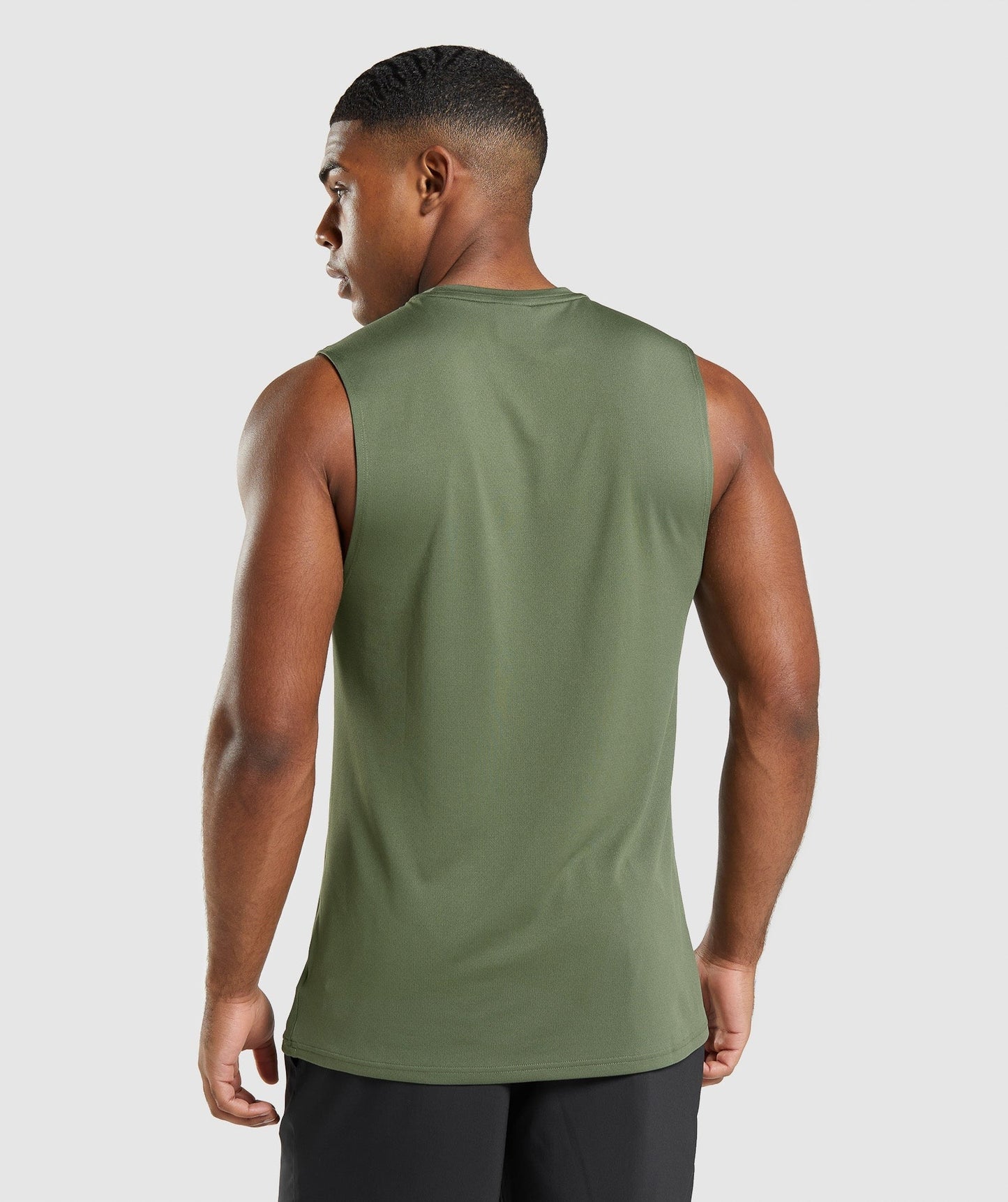 Gymshark Arrival Sleeveless Tee - Core Olive