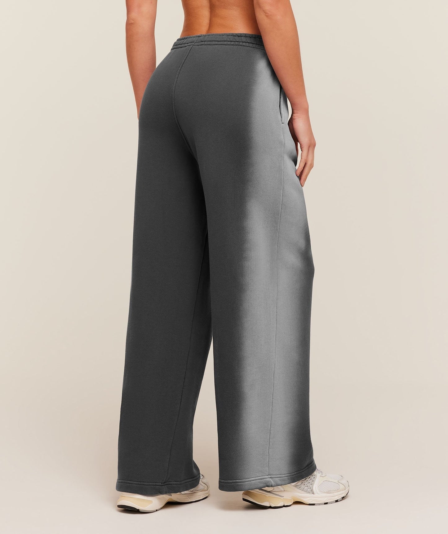 Gymshark Pump Washed Straight Leg Joggers - Onyx Grey/Stratus Grey