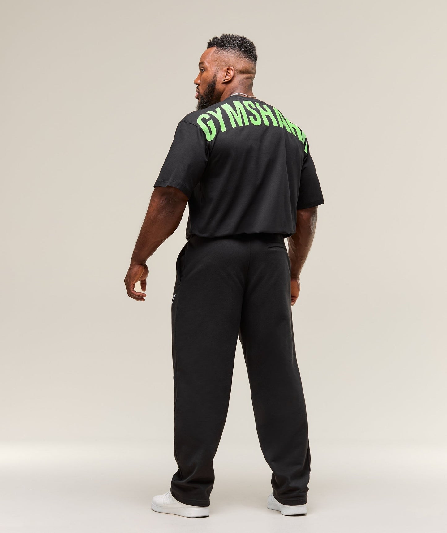 Gymshark Power T-Shirt - Black/Energy Gelato Green