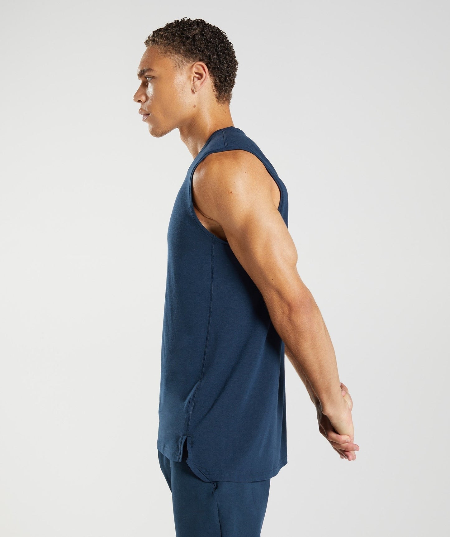 Gymshark Studio Breath Tank - Navy