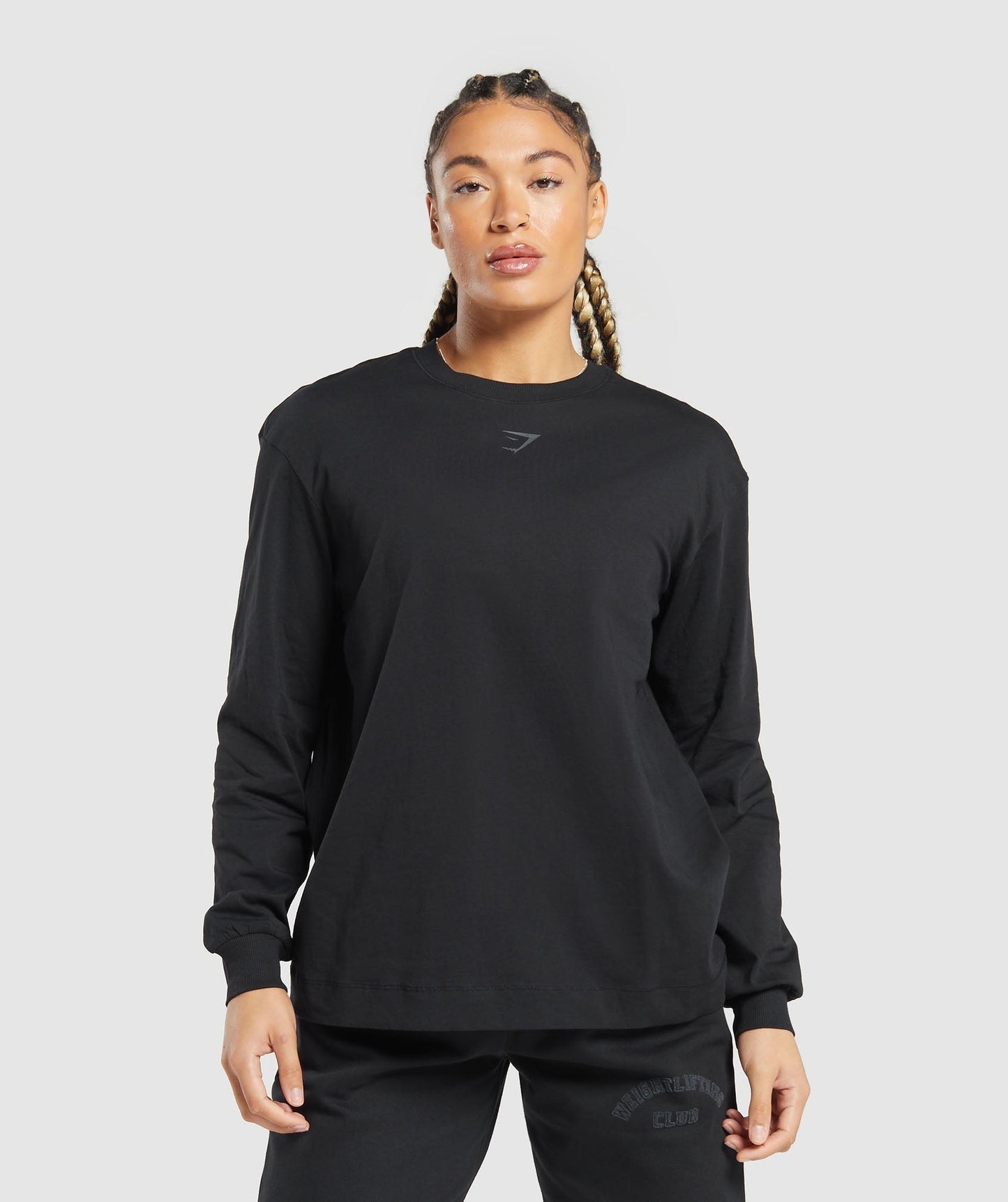 Gymshark Weightlifting Long Sleeve Top - Black