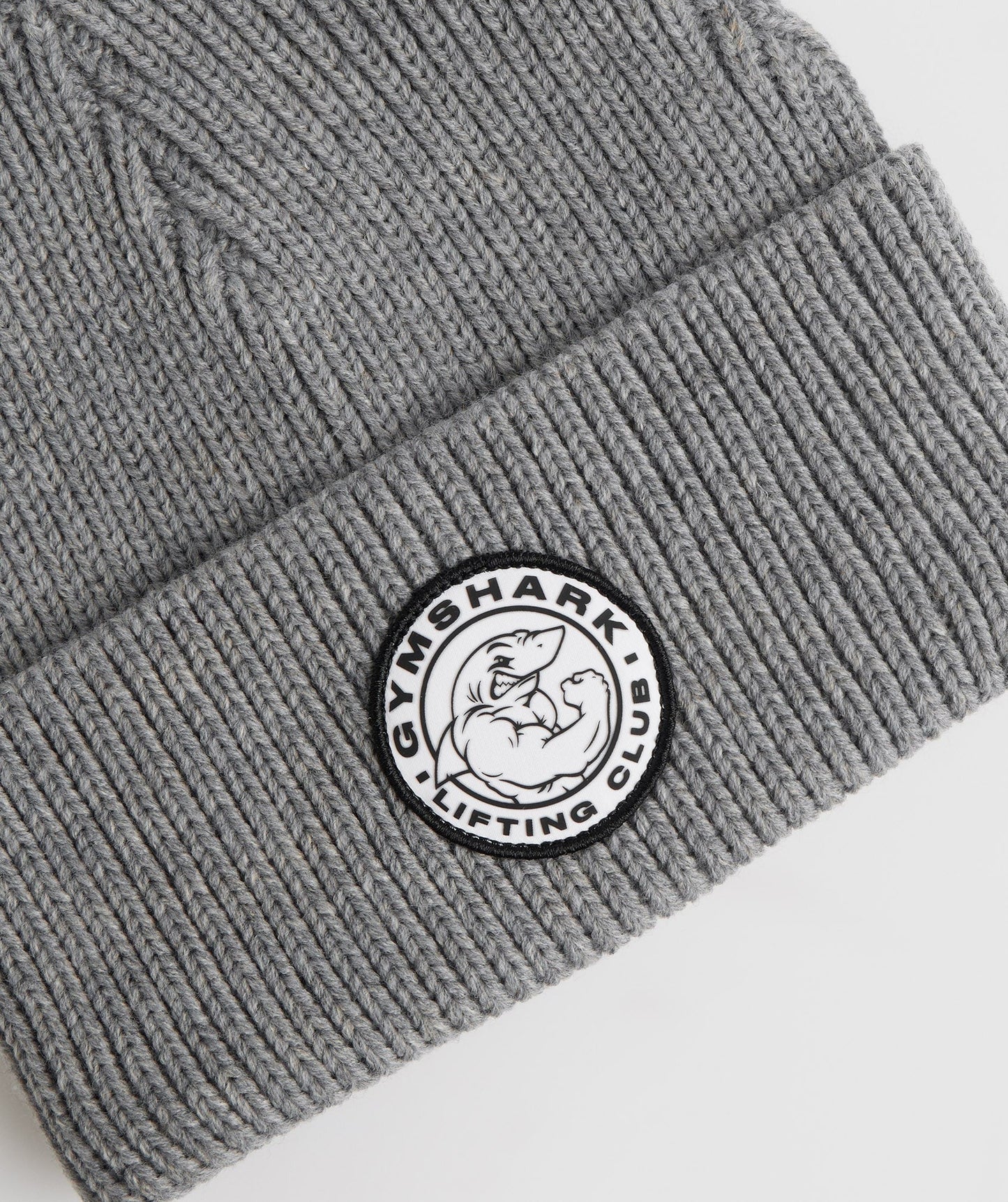 Gymshark Legacy Deep Cuff Beanie - Light Grey Marl