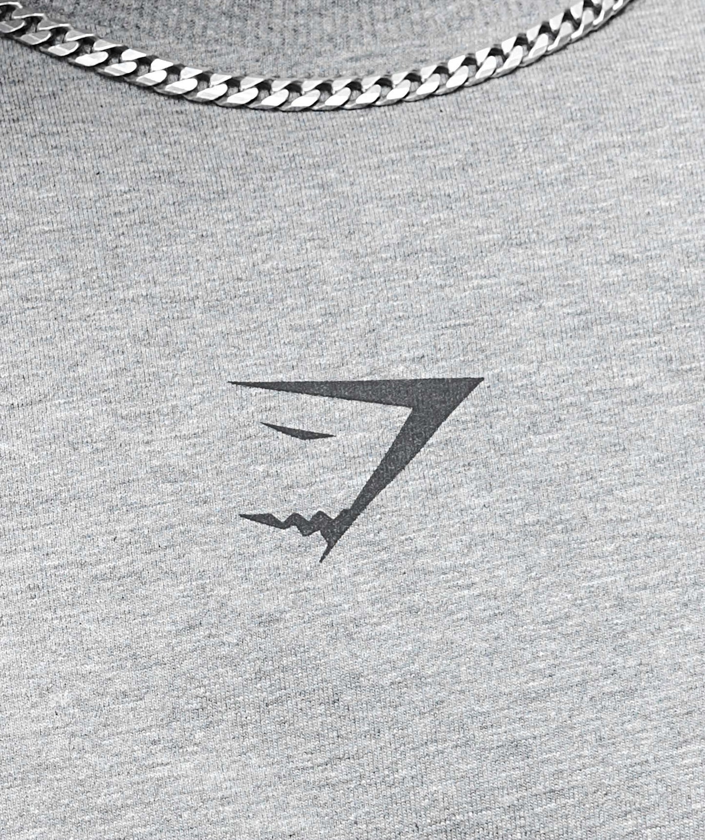 Gymshark Power T-Shirt - Charcoal Core Marl/Black