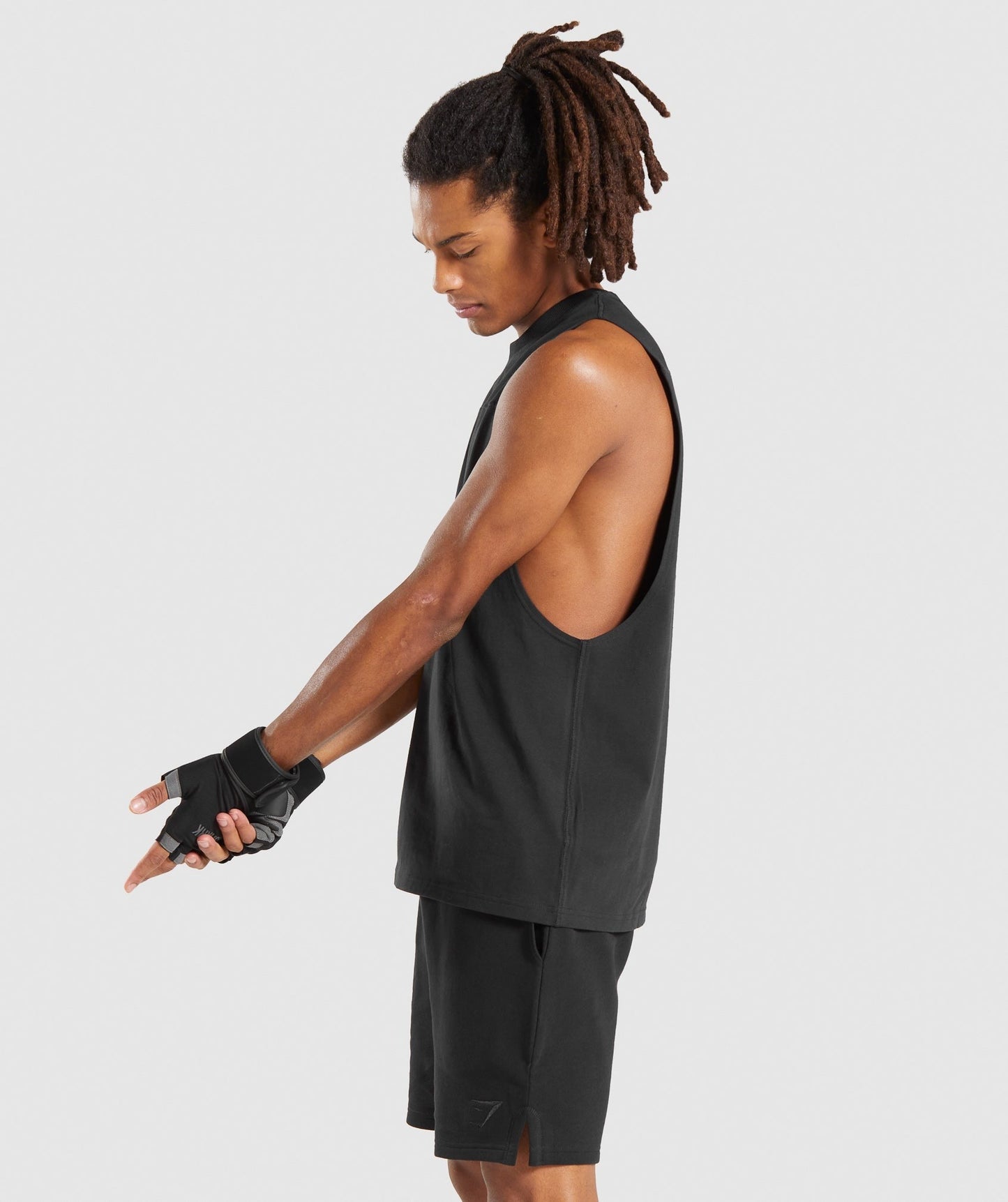 Gymshark Compound Drop Arm Tank - Black
