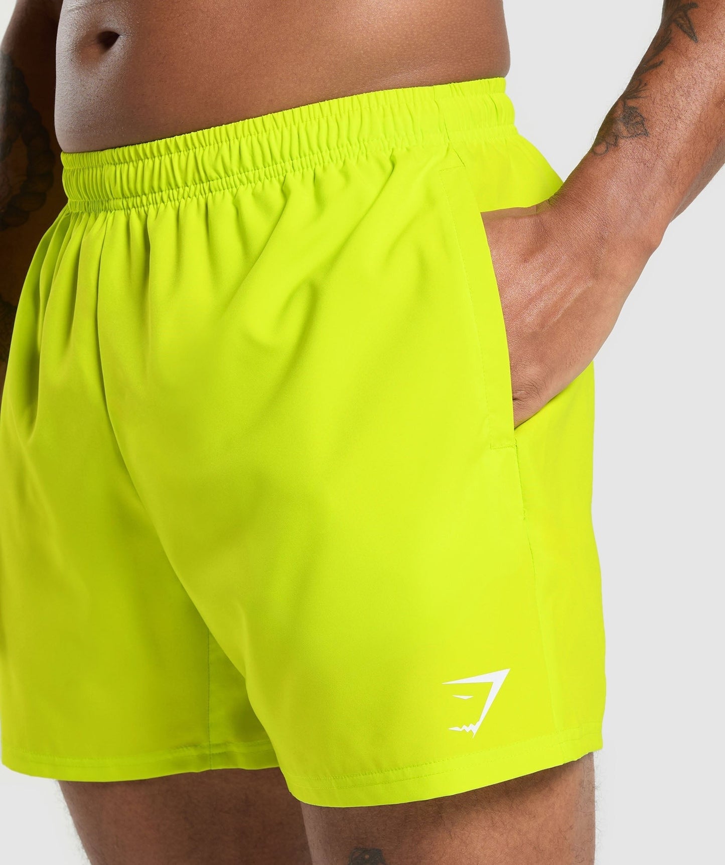 Gymshark Arrival 5" Shorts - Shock Green